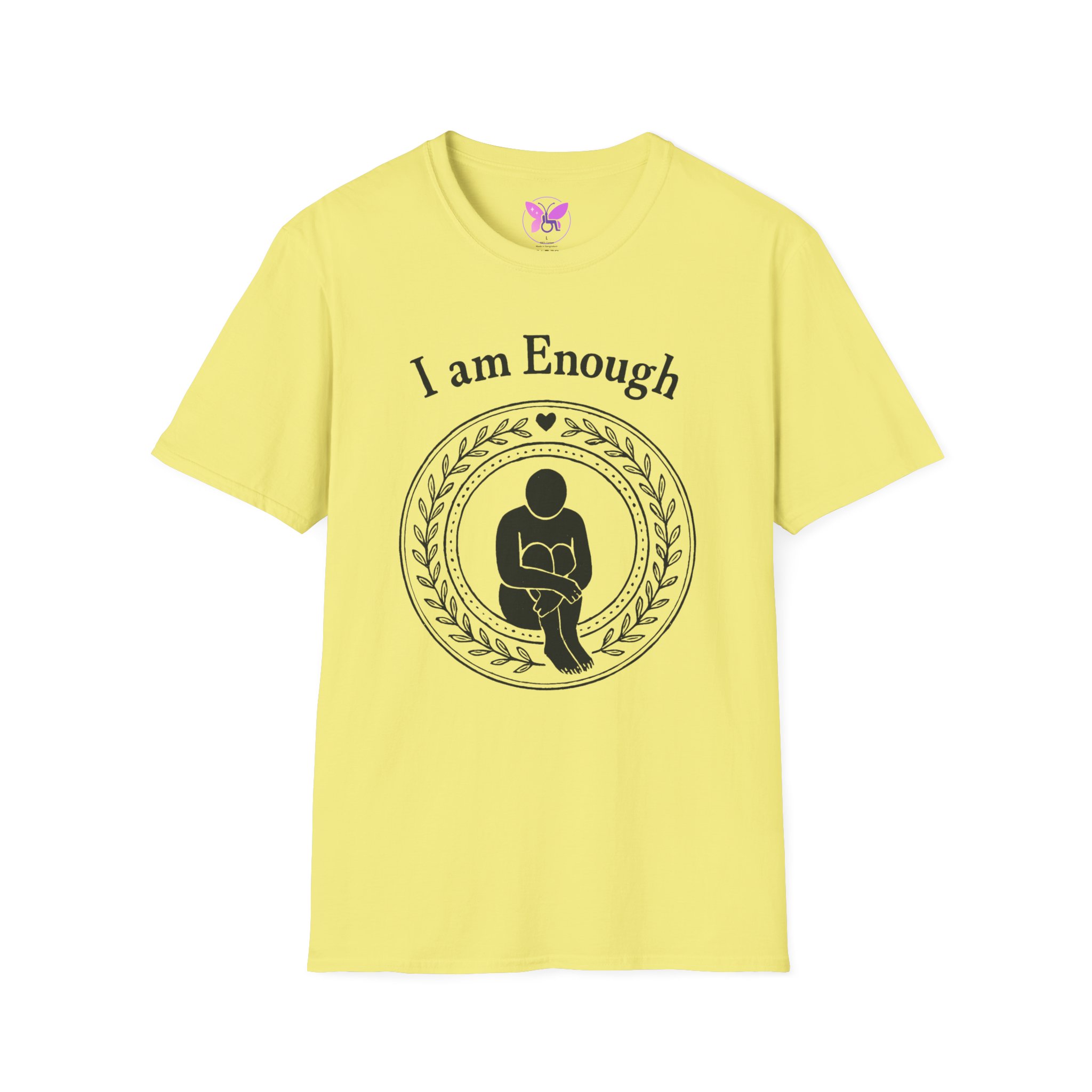 I Am Enough T-Shirt - Mental Health Awareness Shirt, Self Love Tee, Positive Message, Empowerment Apparel, Gift for Women, You Are Enough - Image 13