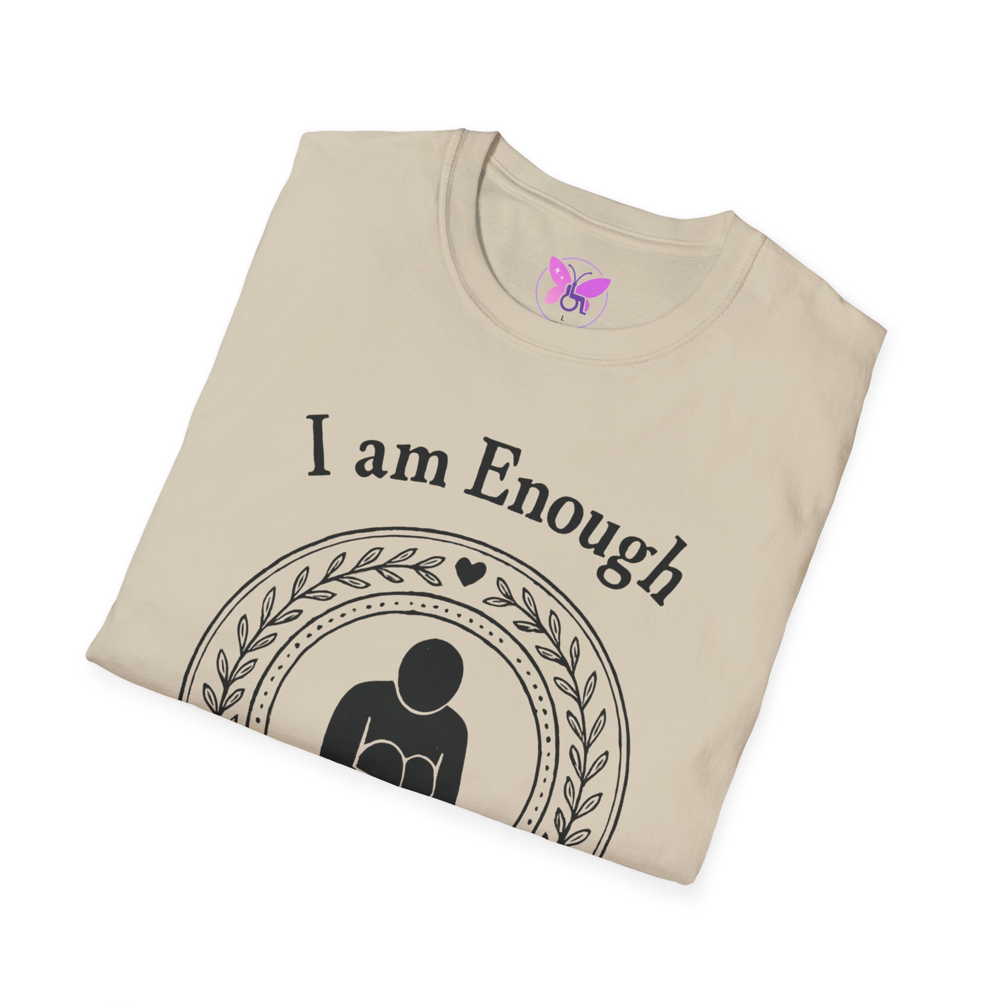 I Am Enough T-Shirt - Mental Health Awareness Shirt, Self Love Tee, Positive Message, Empowerment Apparel, Gift for Women, You Are Enough - Image 12