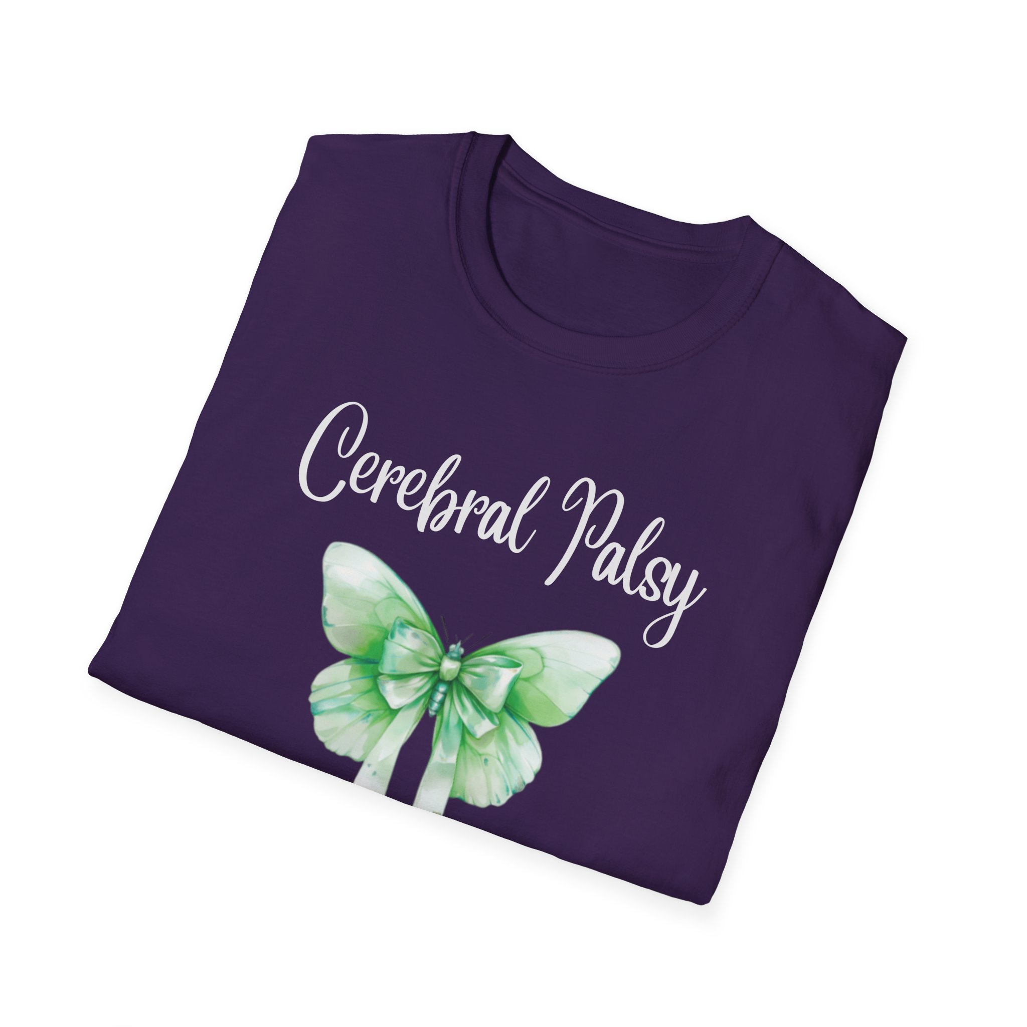 Cerebral Palsy Warrior Awareness T-Shirt Green Butterfly Tee for Fighters, Advocates, Disability Tee, Fundraisers, Empowerment Tee - Image 16