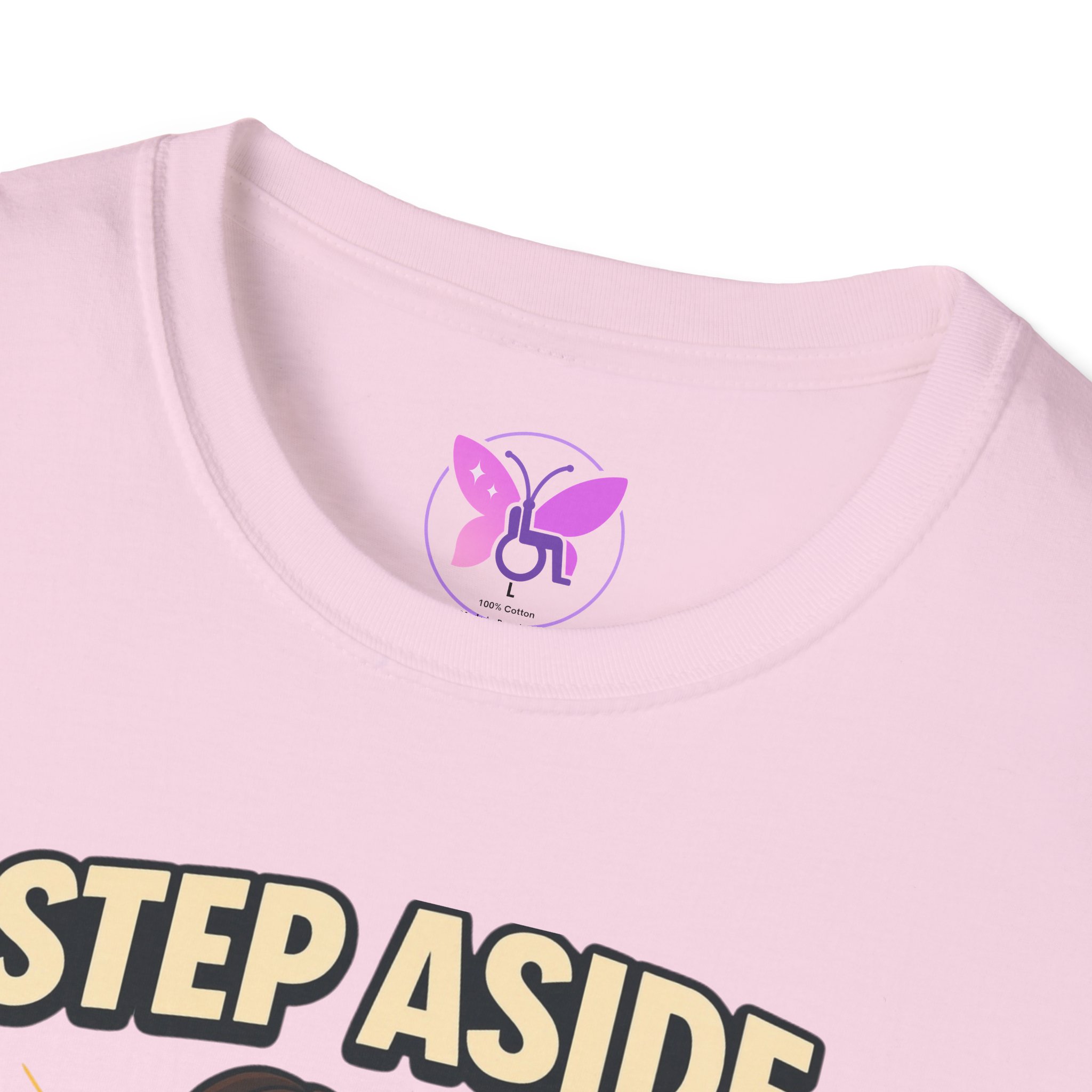 Personalized I Roll With Style Unisex Softstyle T-Shirt, Custom Disability Awareness Tee, Handicap Support Shirt, Inclusive Fashion Top, - Image 15