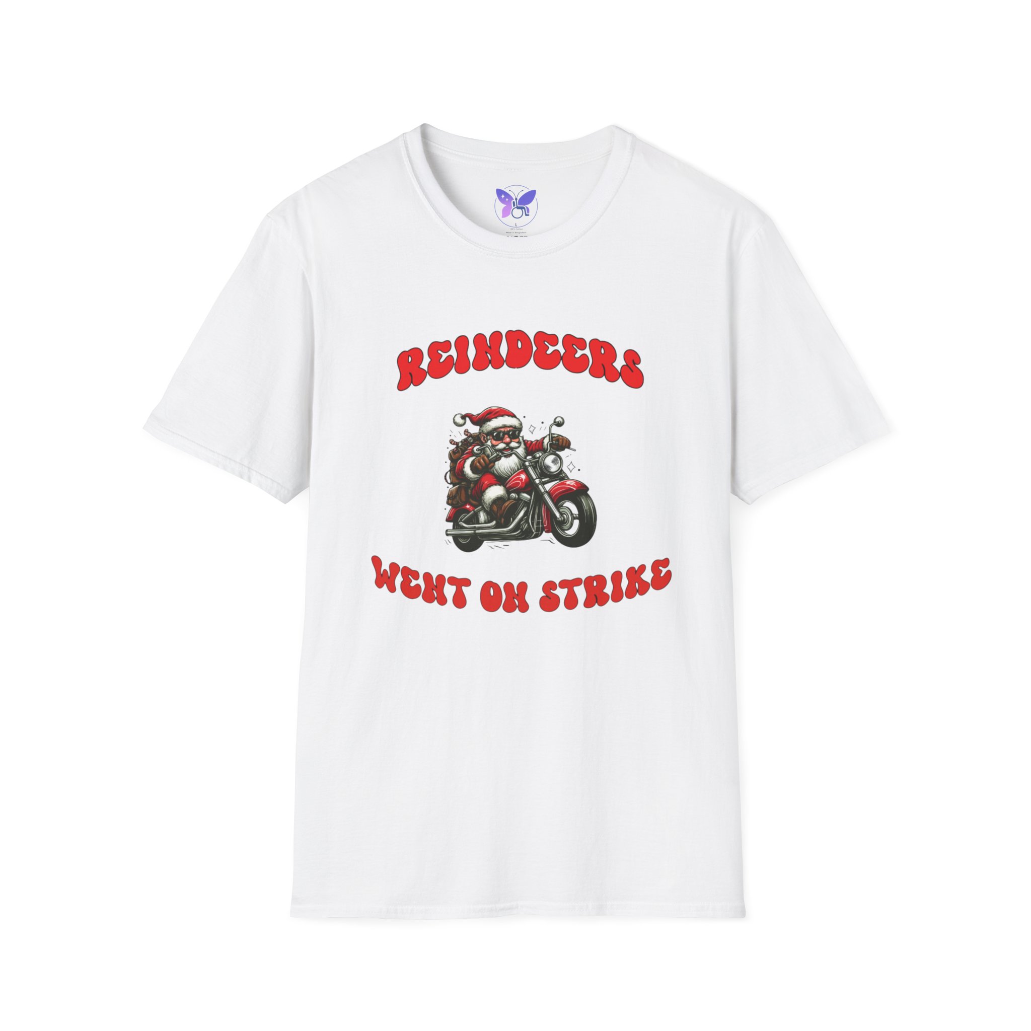 Funny Holiday T-Shirt, Reindeer Tee, Christmas Gift, Unisex Graphic Shirt, Holiday Humor Apparel, Festive Casual Wear