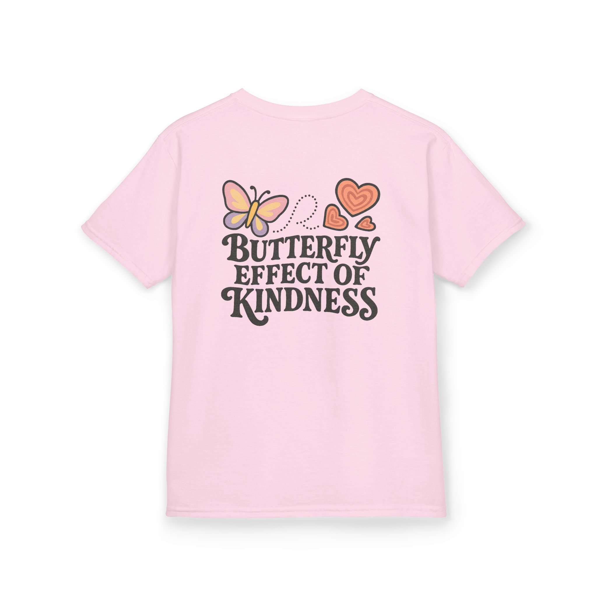 Kids Butterfly Effect of Kindness T-Shirt National Pink Shirt Day - Image 60