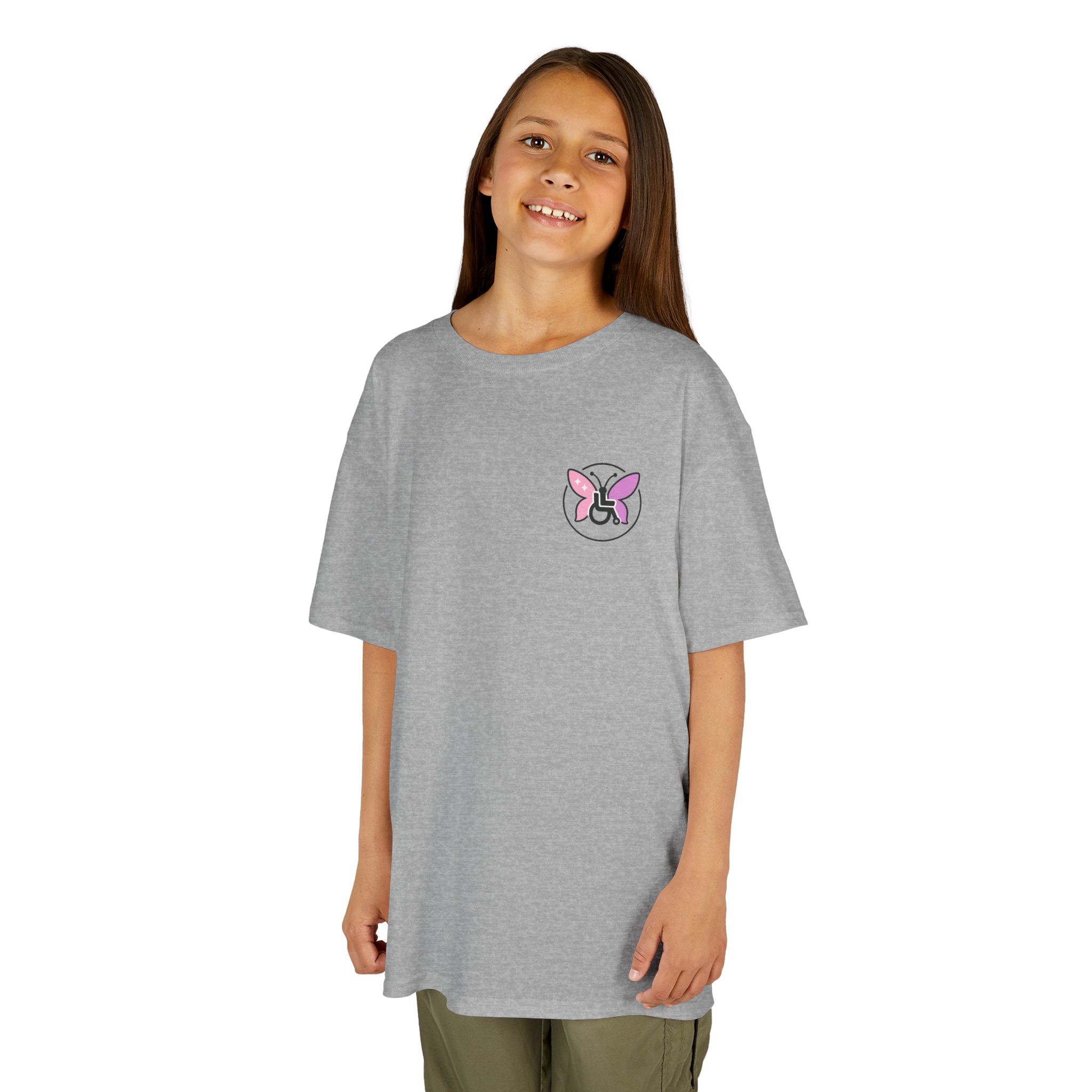 Kids Butterfly Effect of Kindness T-Shirt National Pink Shirt Day - Image 26