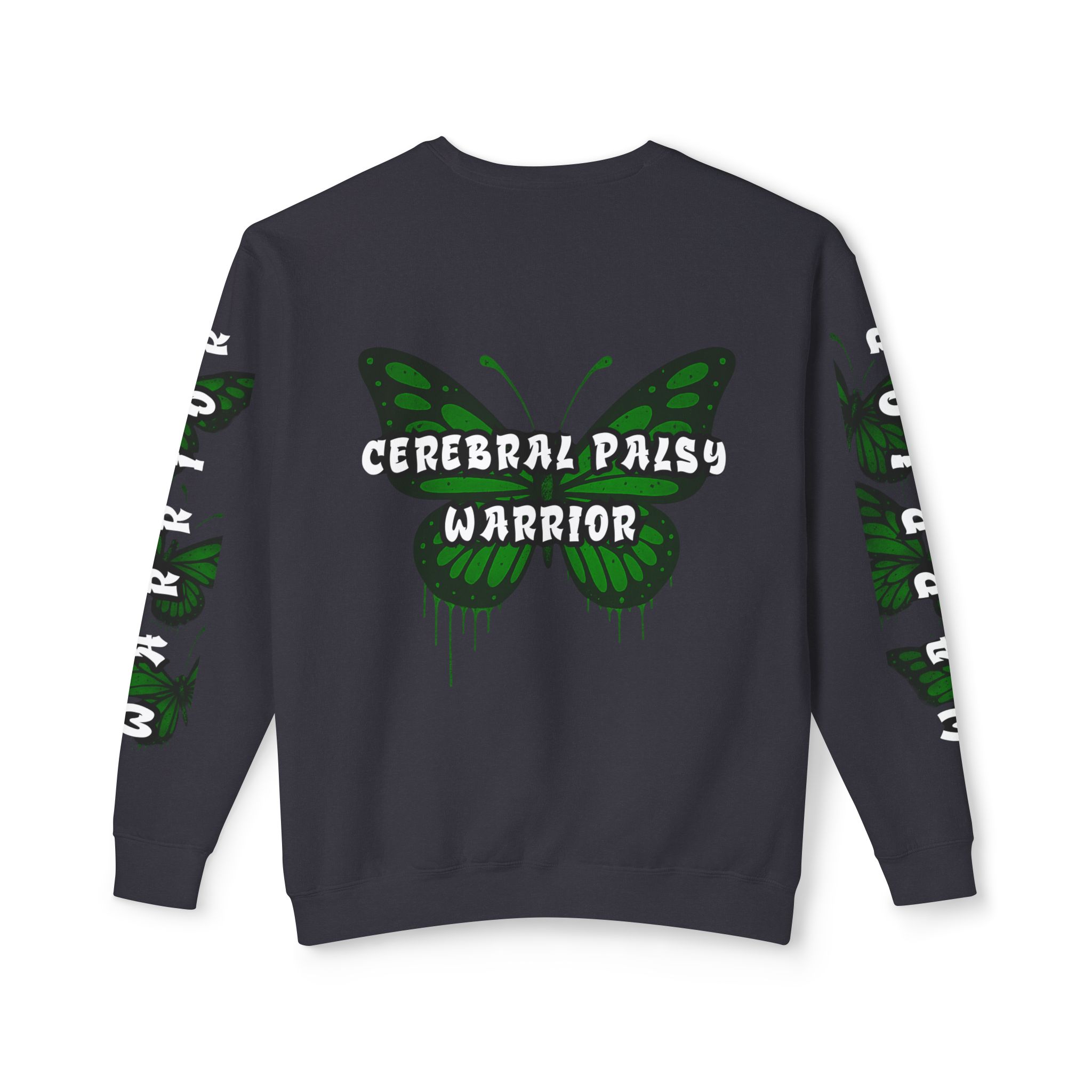 Adult CEREBRAL PALSY WARRIOR Sweatshirt Awareness Apparel by Butterfly Dreams On Wheels - Image 10