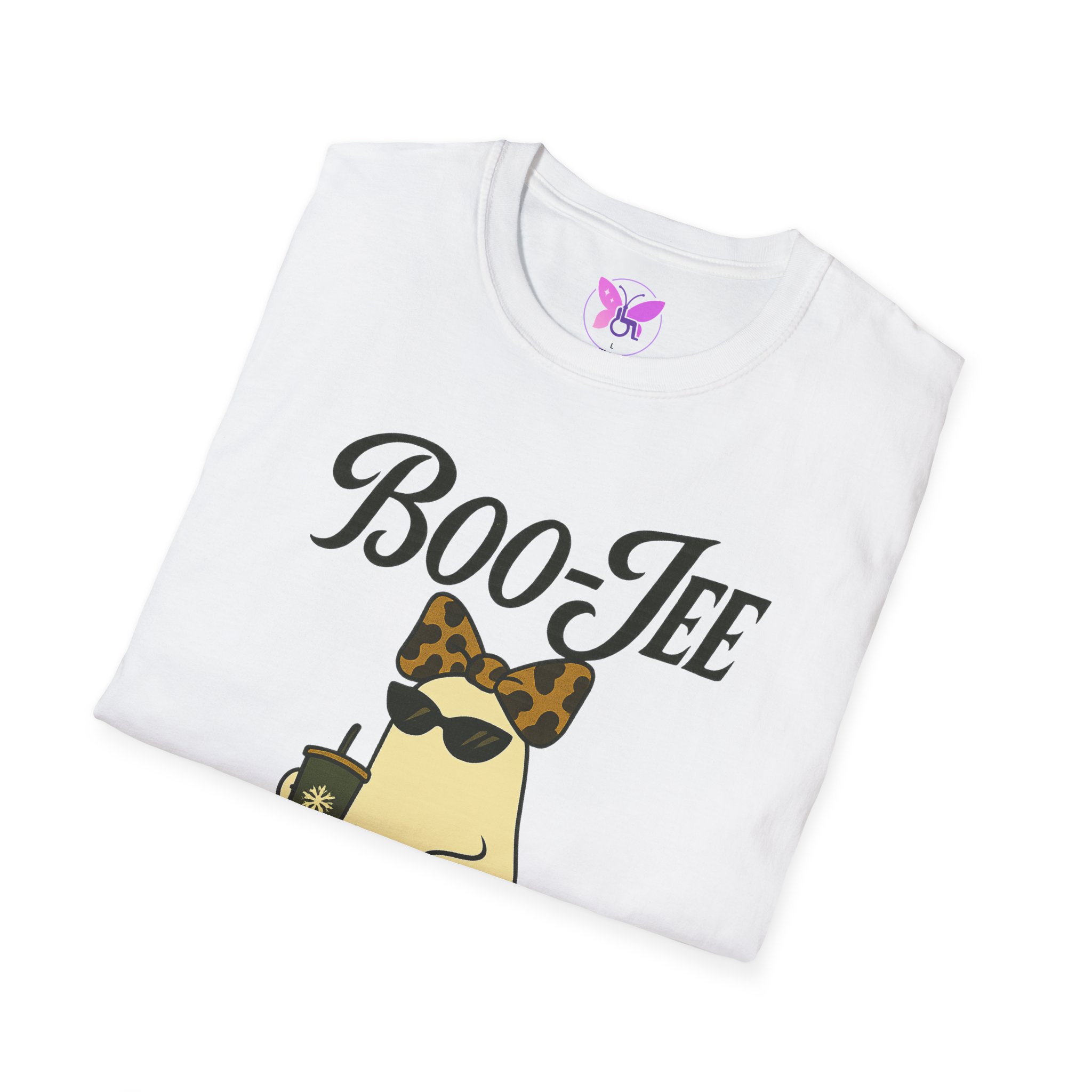 Boo-Jee Graphic T-Shirt, Trendy Tee for Fashion Lovers, Stylish Casual Wear, Great Gift for Friends, Funny T-Shirt for Parties - Image 4