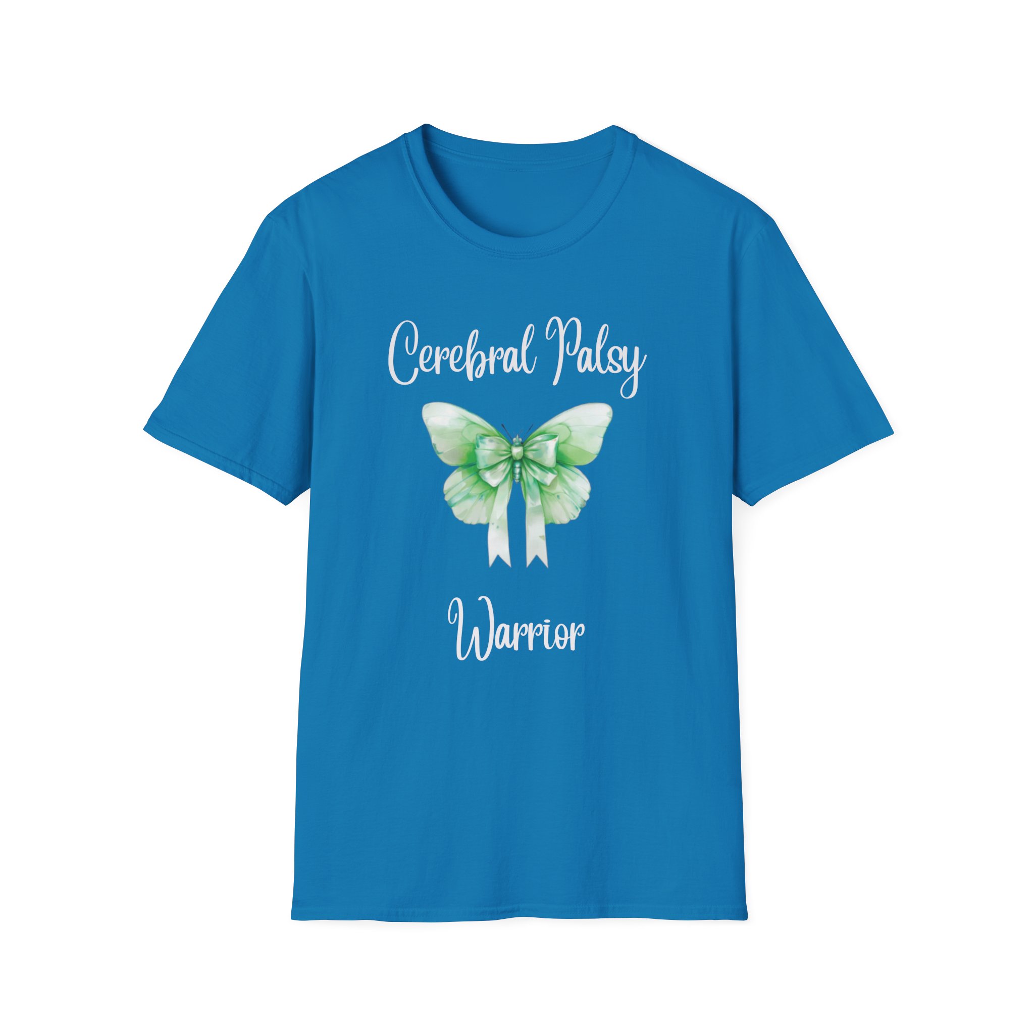 Cerebral Palsy Warrior Awareness T-Shirt Green Butterfly Tee for Fighters, Advocates, Disability Tee, Fundraisers, Empowerment Tee - Image 9