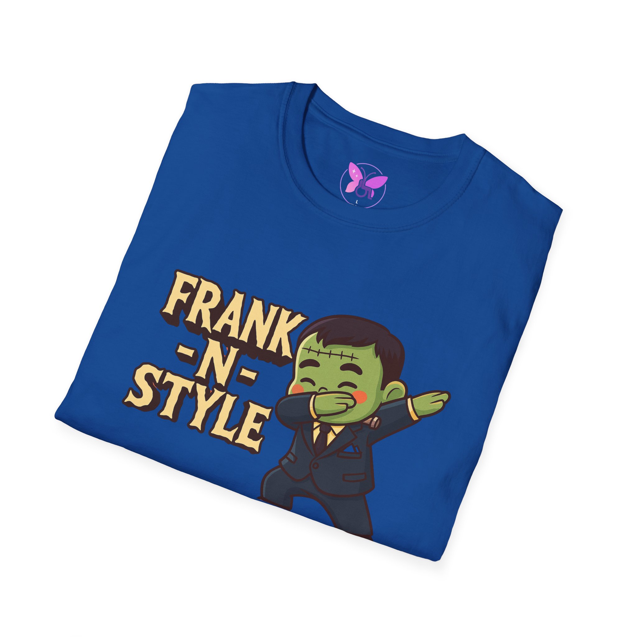 Boy Frank N Style Dabbing T-Shirt for Adults, Unisex Tee Shirt, Softstyle Top, Fun Graphic Tee, Trendy Hip Shirt, Cool Cotton Tshirt - Image 40
