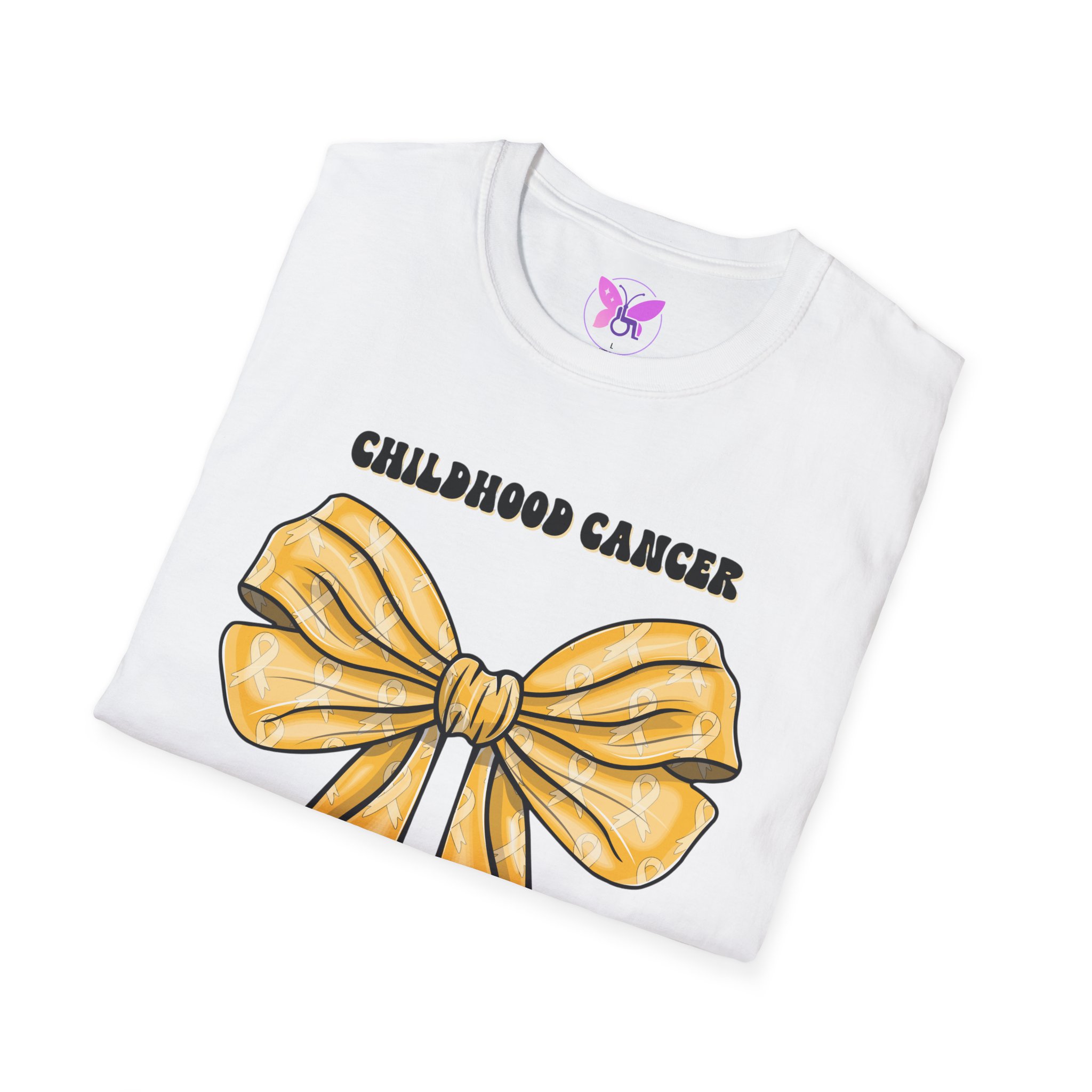 Childhood Cancer Awareness Shirt Gold Ribbon T-Shirt | Awareness Shirt, Pediatric Cancer Support Tee for Kids and Adults Unisex Fundraiser - Image 4