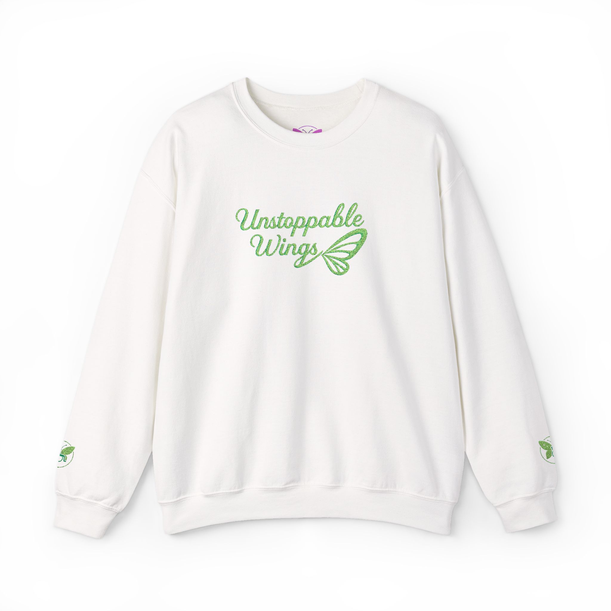 Adult Limited Edition “Unstoppable Wings” Cerebral Palsy Embroidered Adult Sweatshirt - Image 5