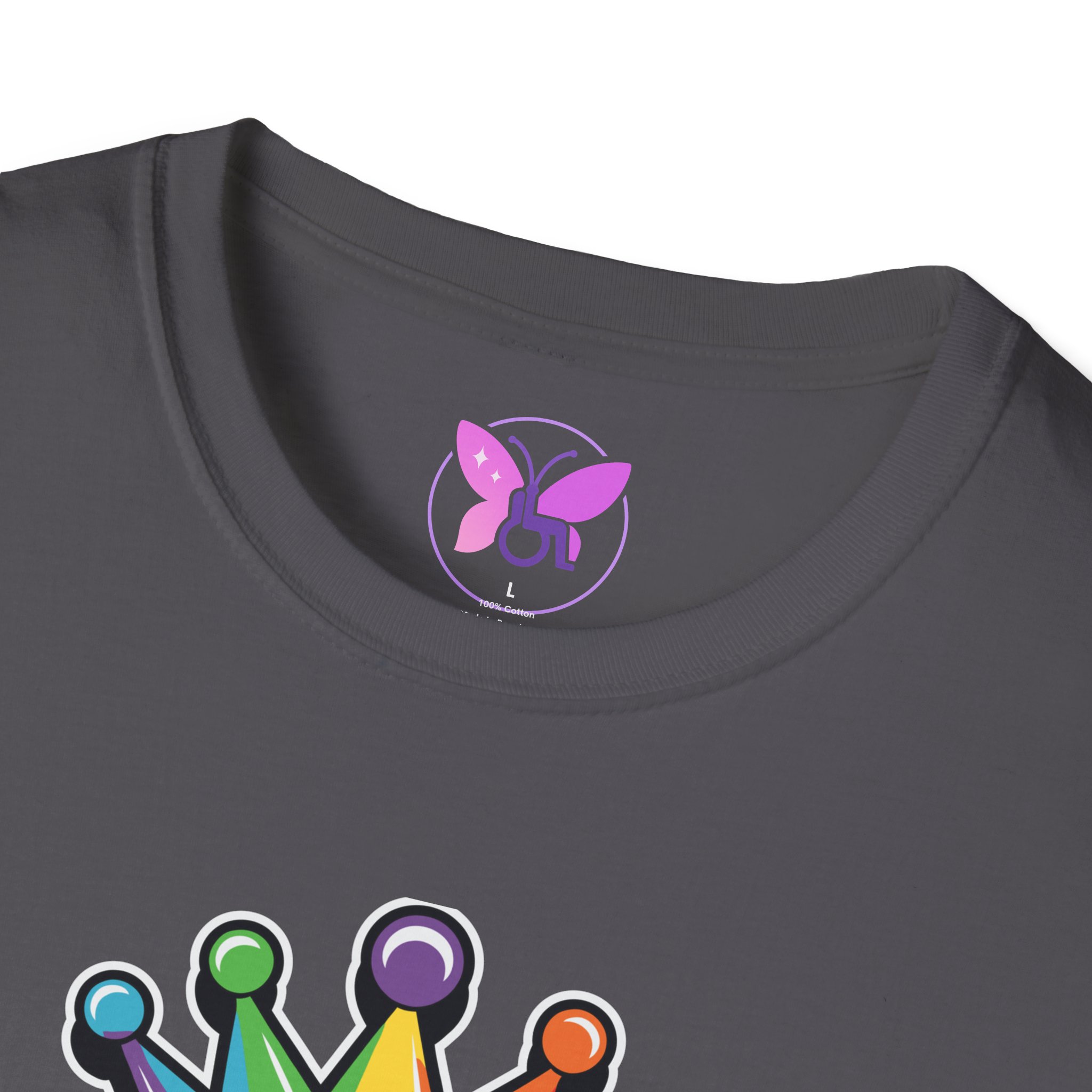 Pride Queen LGBTQ+ Unisex Softstyle T-Shirt, Inspirational Tee, Casual Wear, Gift for Friends, Everyday Comfort, Positive Vibes - Image 27