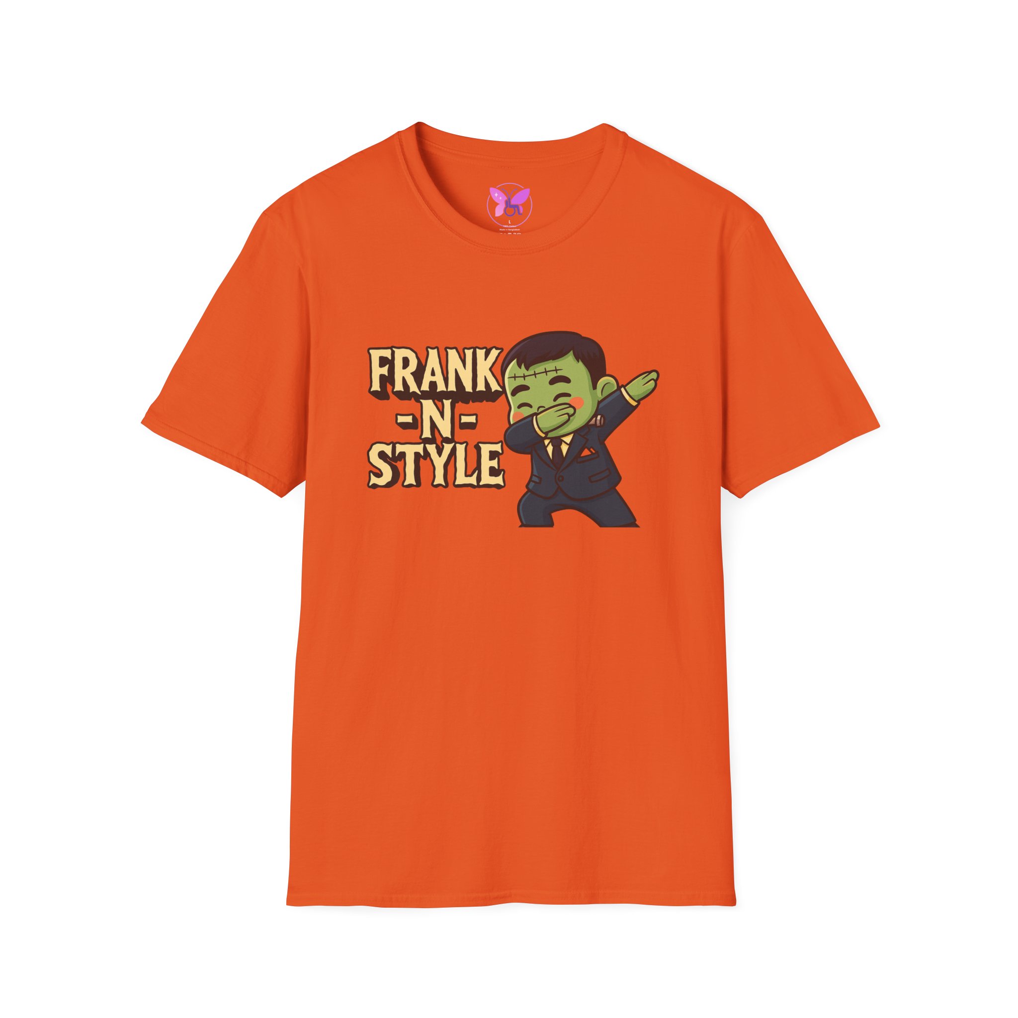 Boy Frank N Style Dabbing T-Shirt for Adults, Unisex Tee Shirt, Softstyle Top, Fun Graphic Tee, Trendy Hip Shirt, Cool Cotton Tshirt - Image 13