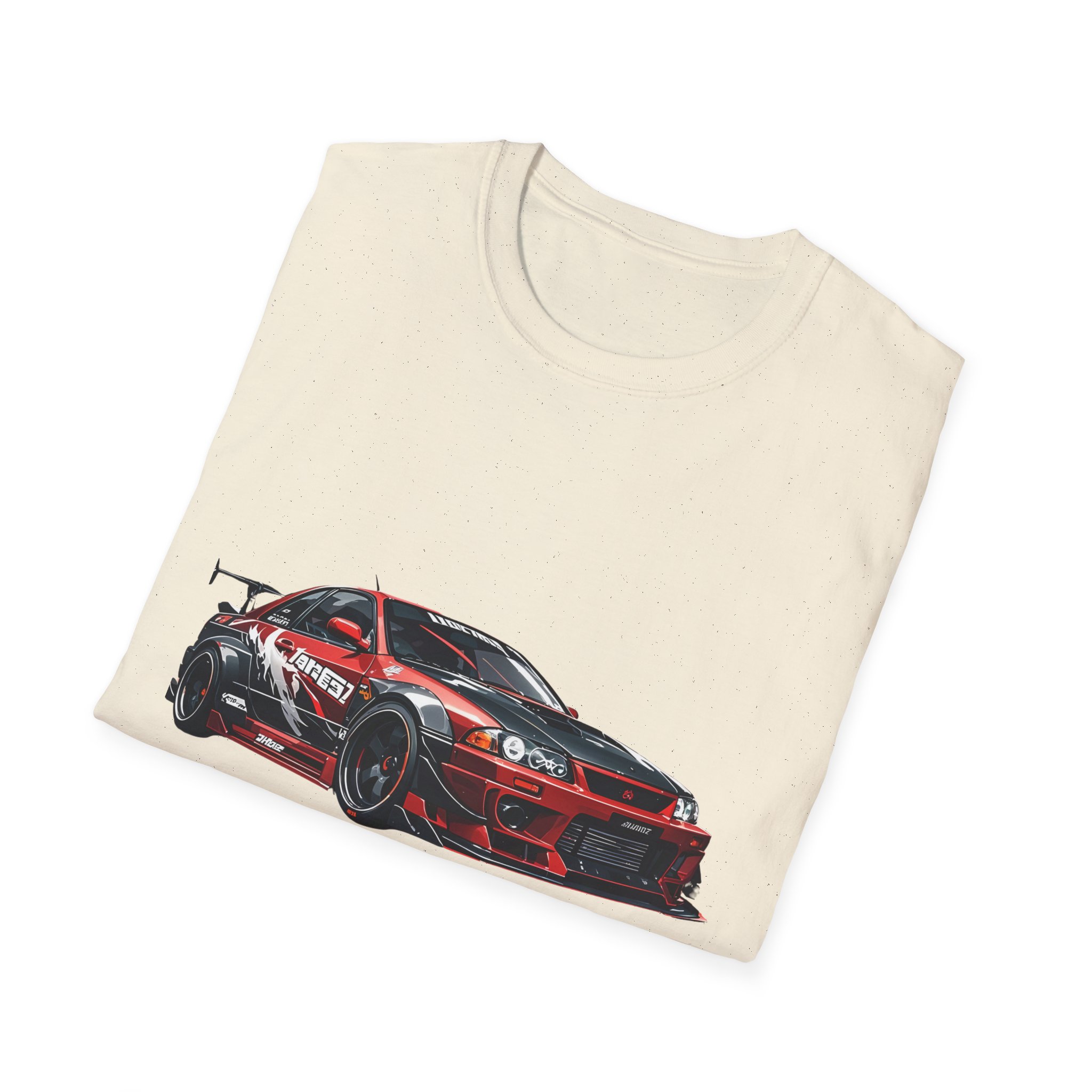 Red Drift Race Car T-Shirt | Sports Car Graphic Tee - Image 20