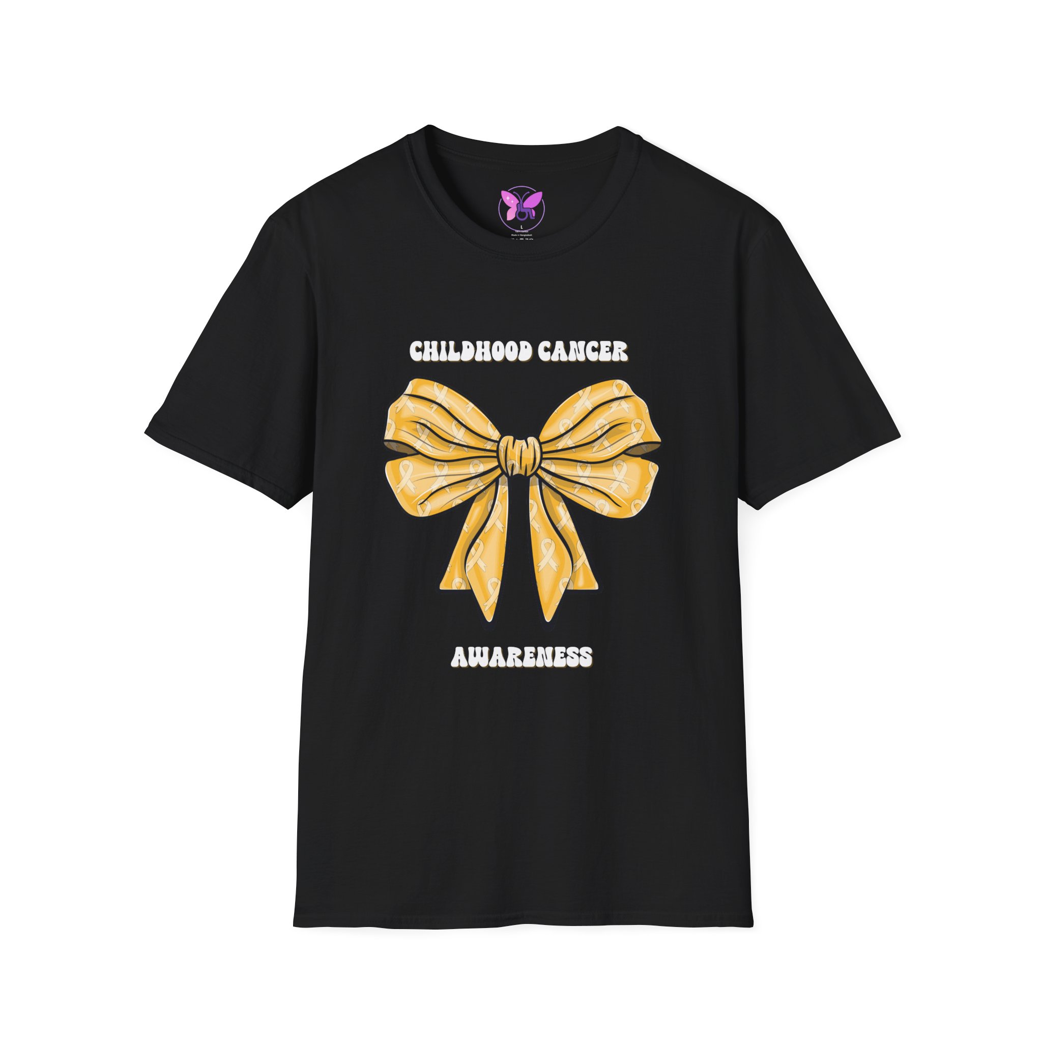 Childhood Cancer Awareness Shirt Gold Ribbon T-Shirt | Awareness Shirt, Pediatric Cancer Support Tee for Kids and Adults Unisex Fundraiser - Image 5