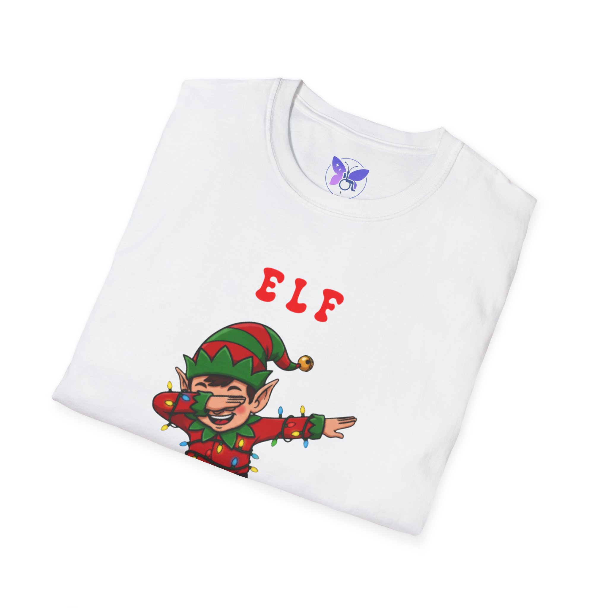 Funny Dabbing Christmas Shirt, Elf Squad Tee, Cute Holiday Lights Shirt, Festive Xmas Party Gift, Christmas Dab Dance - Image 4