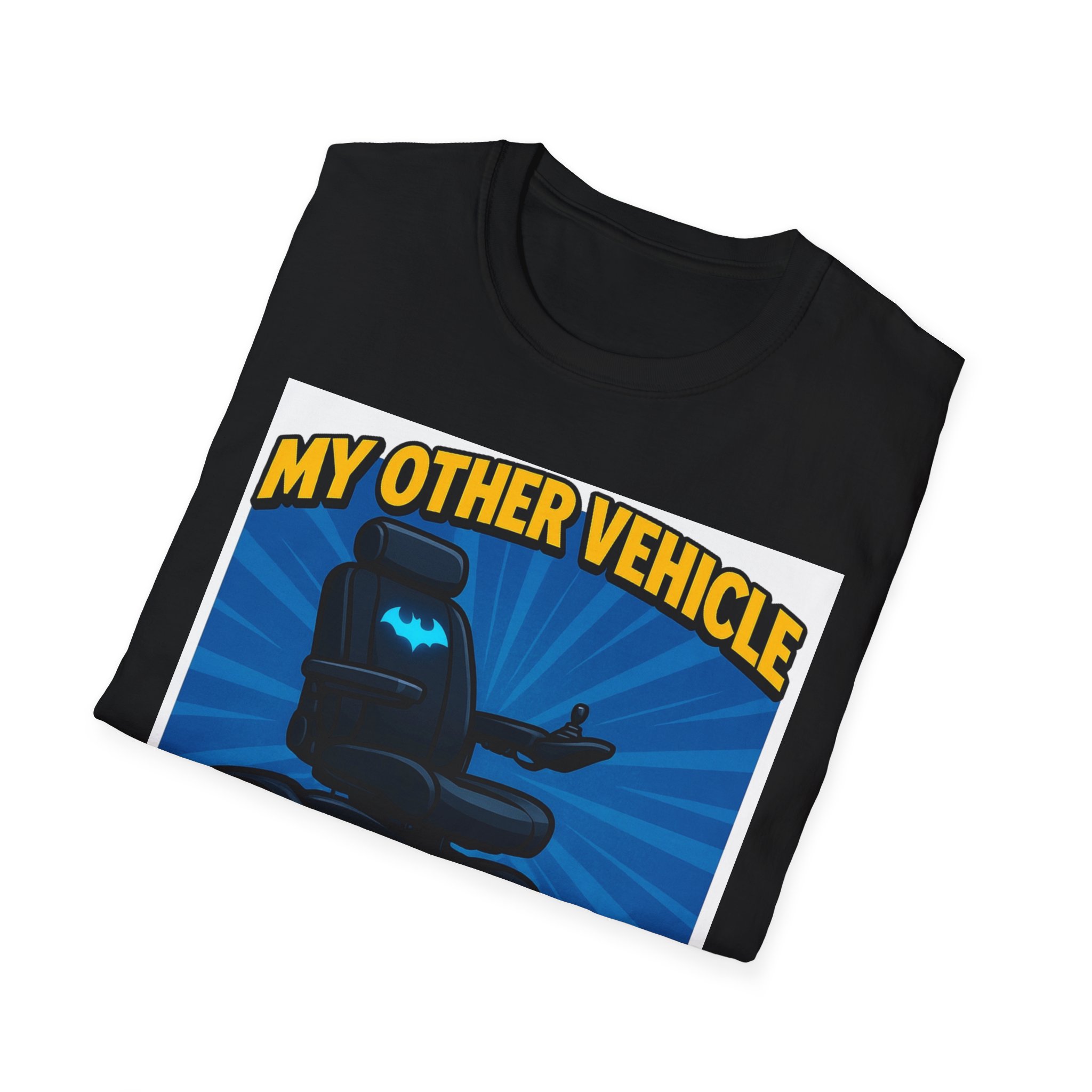 My Other Vehicle Is the Batmobile-Disability Pride Tshirt, Superhero Humor Tee, Wheelchair Tee, Powerchair Shirt, Adaptive Clothing - Image 8