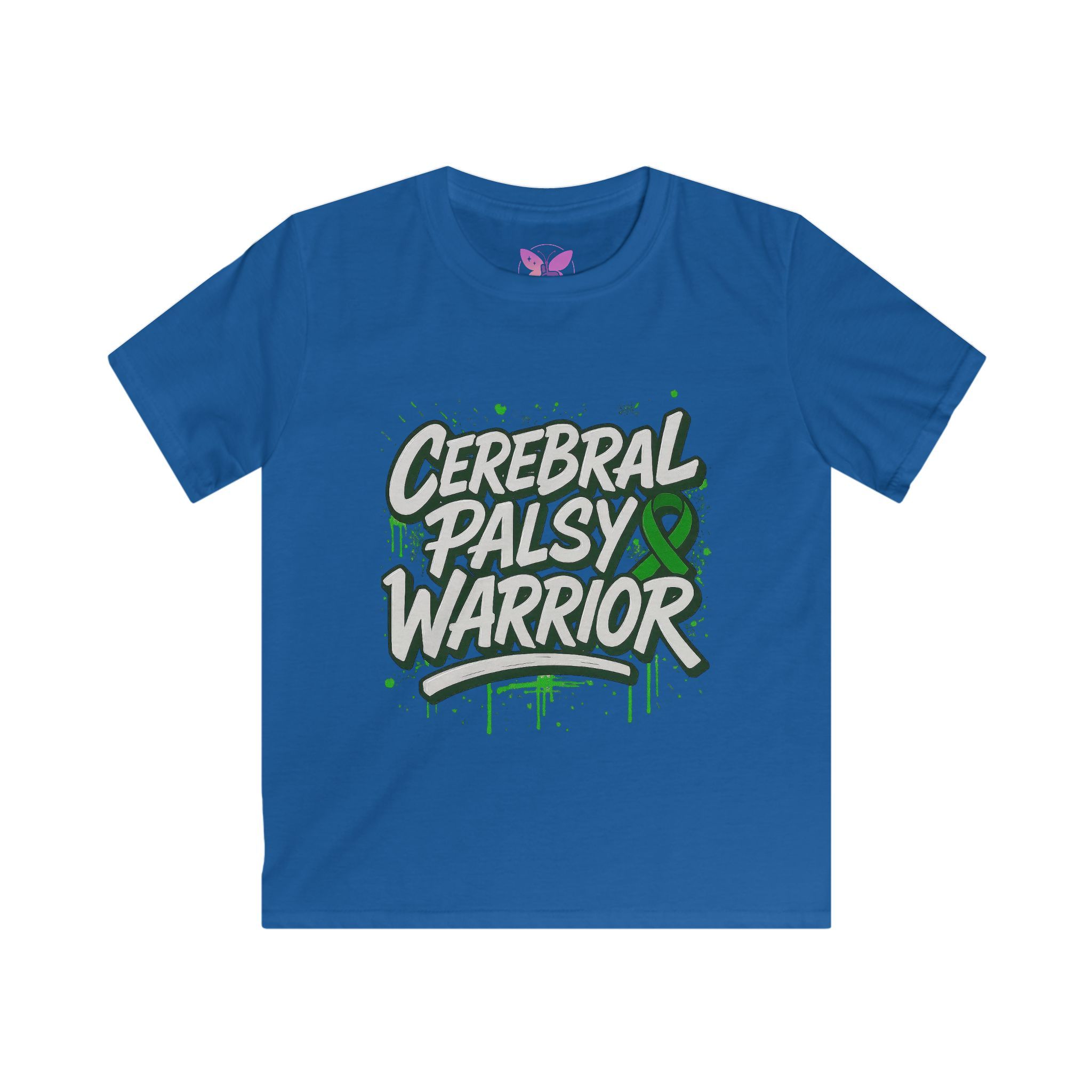 Kids Cerebral Palsy Warrior Tee | Graffiti Awareness Edition - Image 13