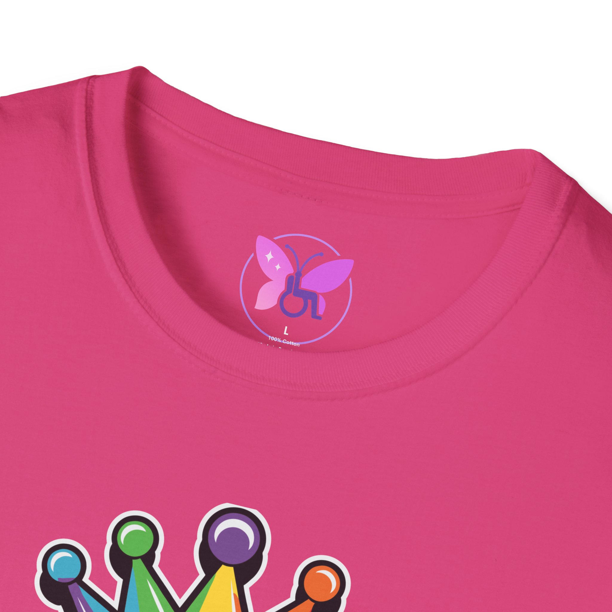 Pride Queen LGBTQ+ Unisex Softstyle T-Shirt, Inspirational Tee, Casual Wear, Gift for Friends, Everyday Comfort, Positive Vibes - Image 39