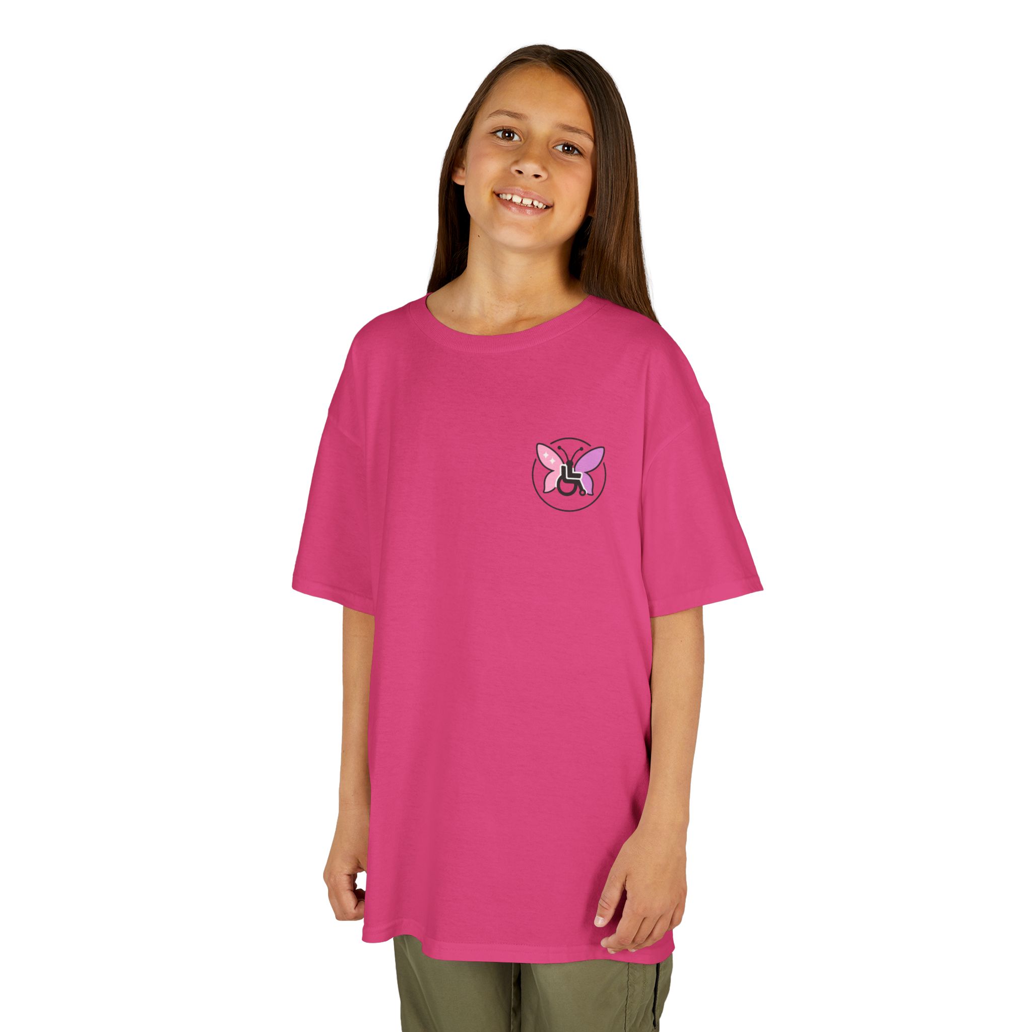 Kids Butterfly Effect of Kindness T-Shirt National Pink Shirt Day - Image 68