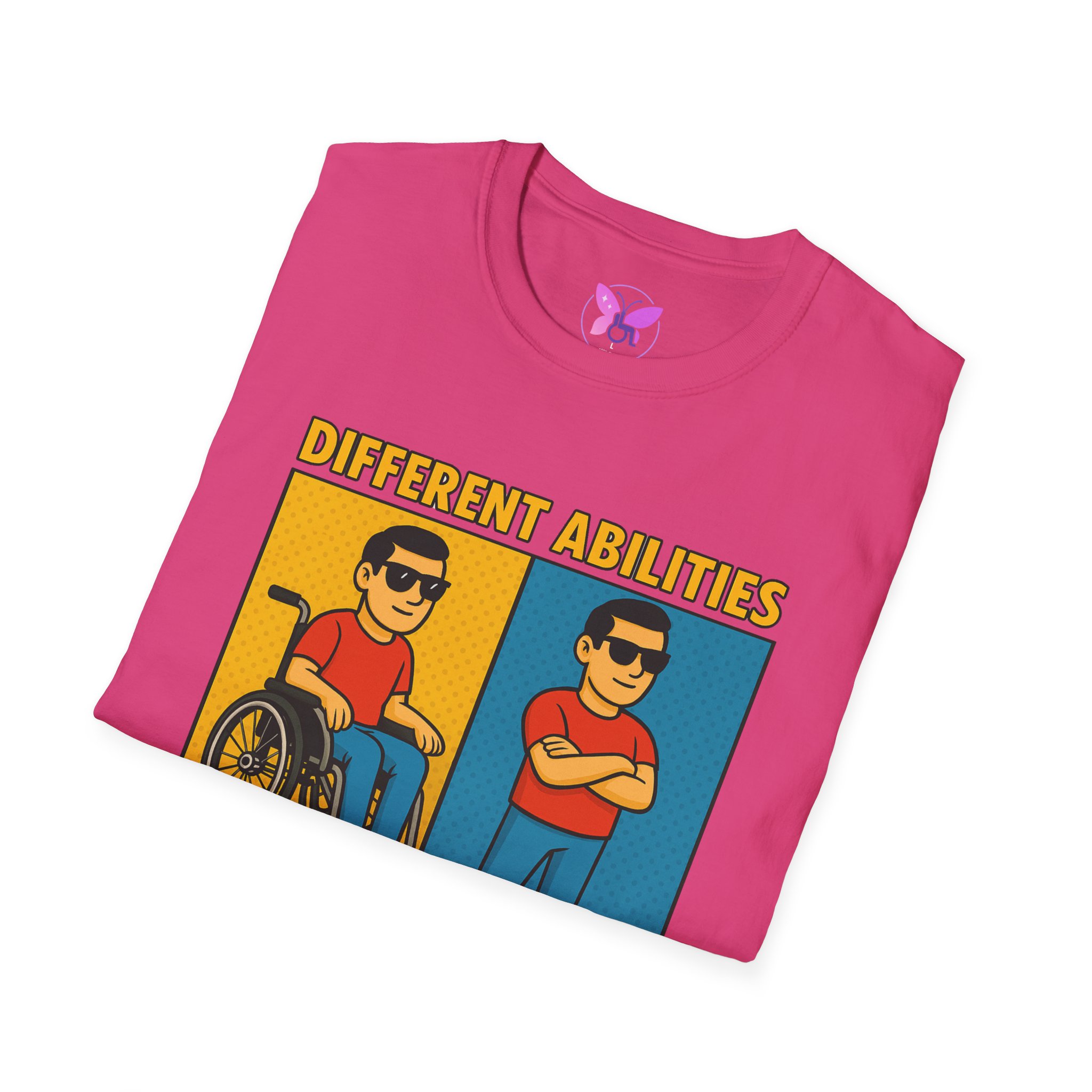 Different Abilities Same Attitude T-Shirt Disability Empowerment Tee Inclusive Unisex Shirt - Image 40