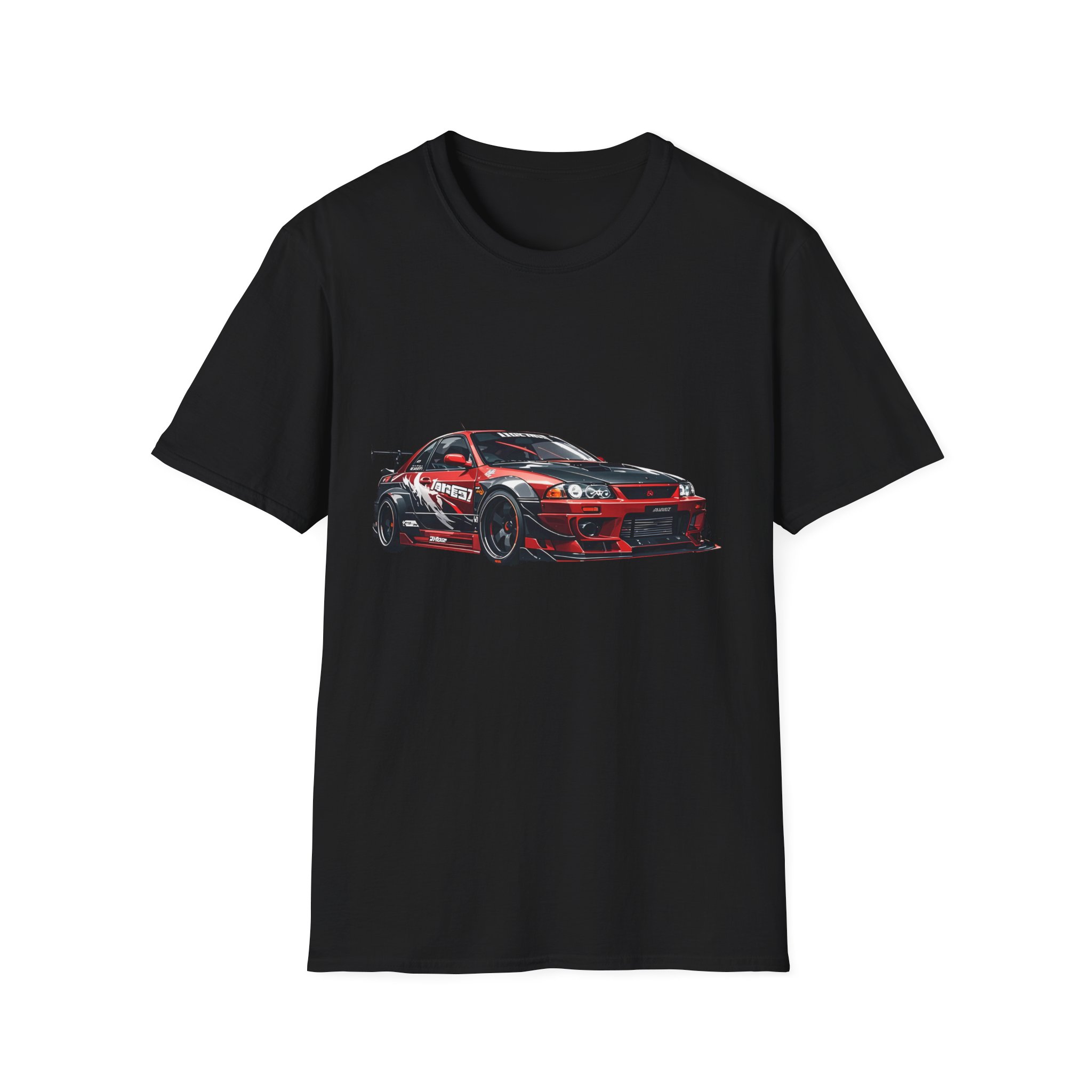 Red Drift Race Car T-Shirt | Sports Car Graphic Tee - Image 5