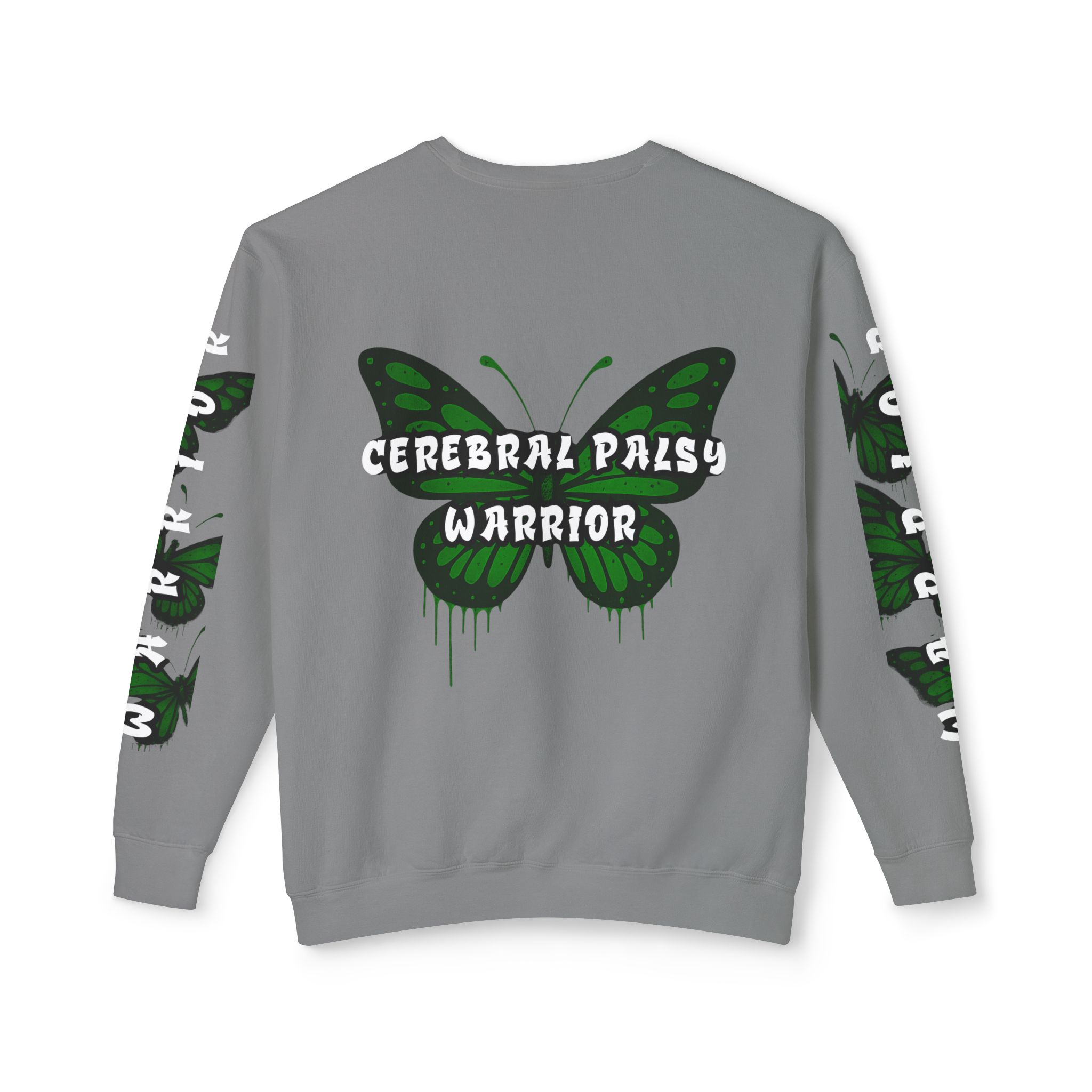 Adult CEREBRAL PALSY WARRIOR Sweatshirt Awareness Apparel by Butterfly Dreams On Wheels - Image 6