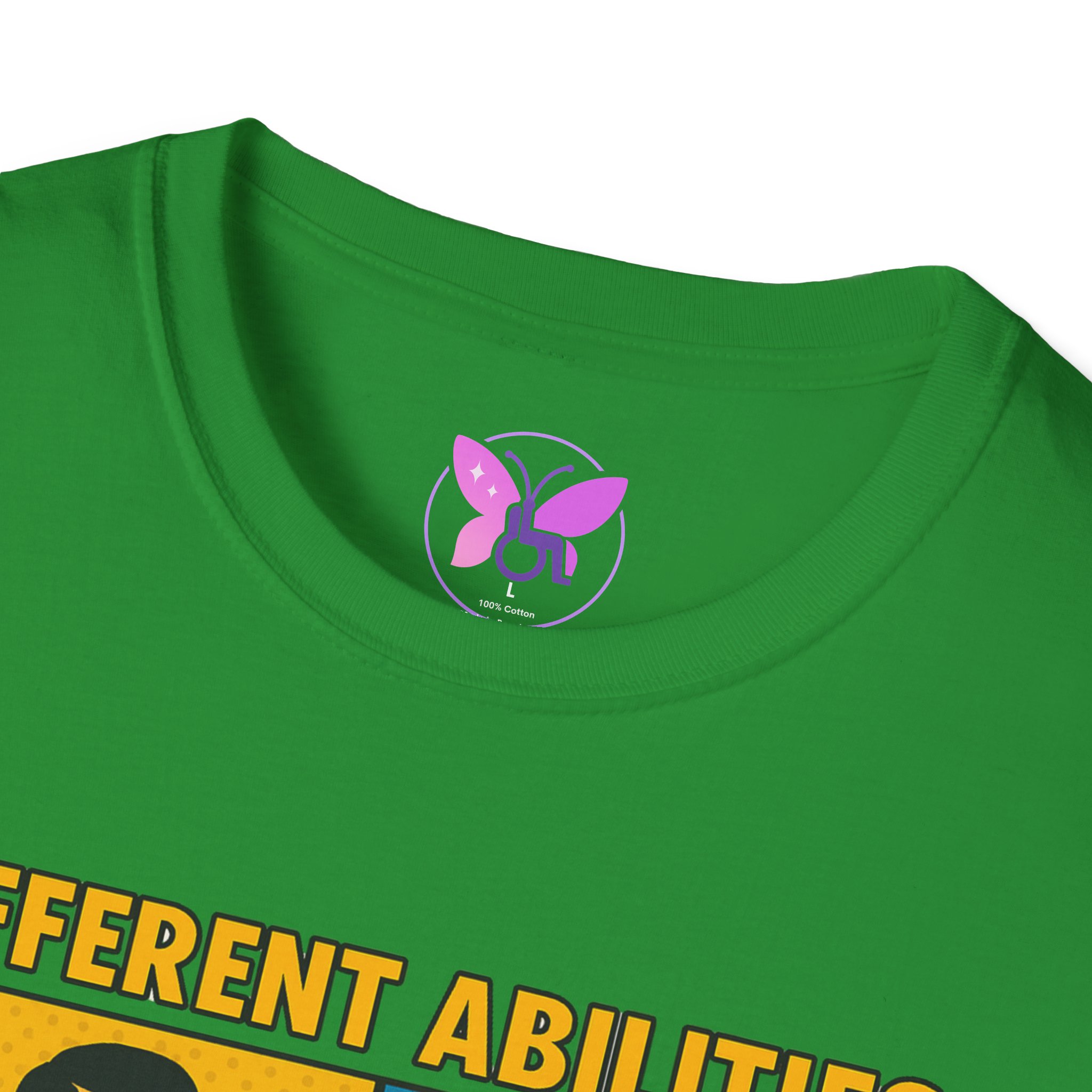 Different Abilities Same Attitude T-Shirt Disability Empowerment Tee Inclusive Unisex Shirt - Image 27