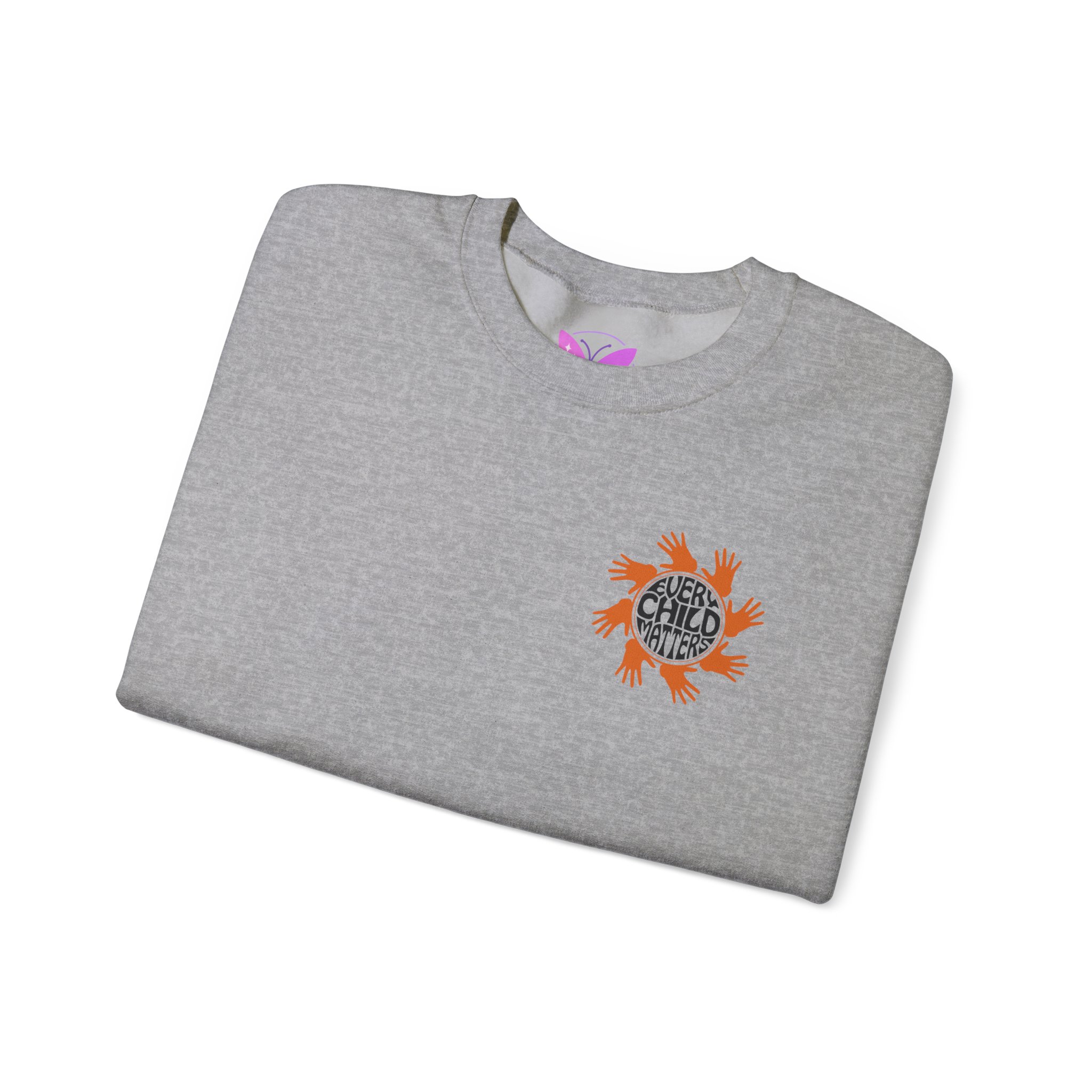 Every Child Matters Crewneck Sweatshirt Adult, Cozy Unisex Pullover, School Spirit Gear, Charity Awareness Apparel, Gift for Parents - Image 3