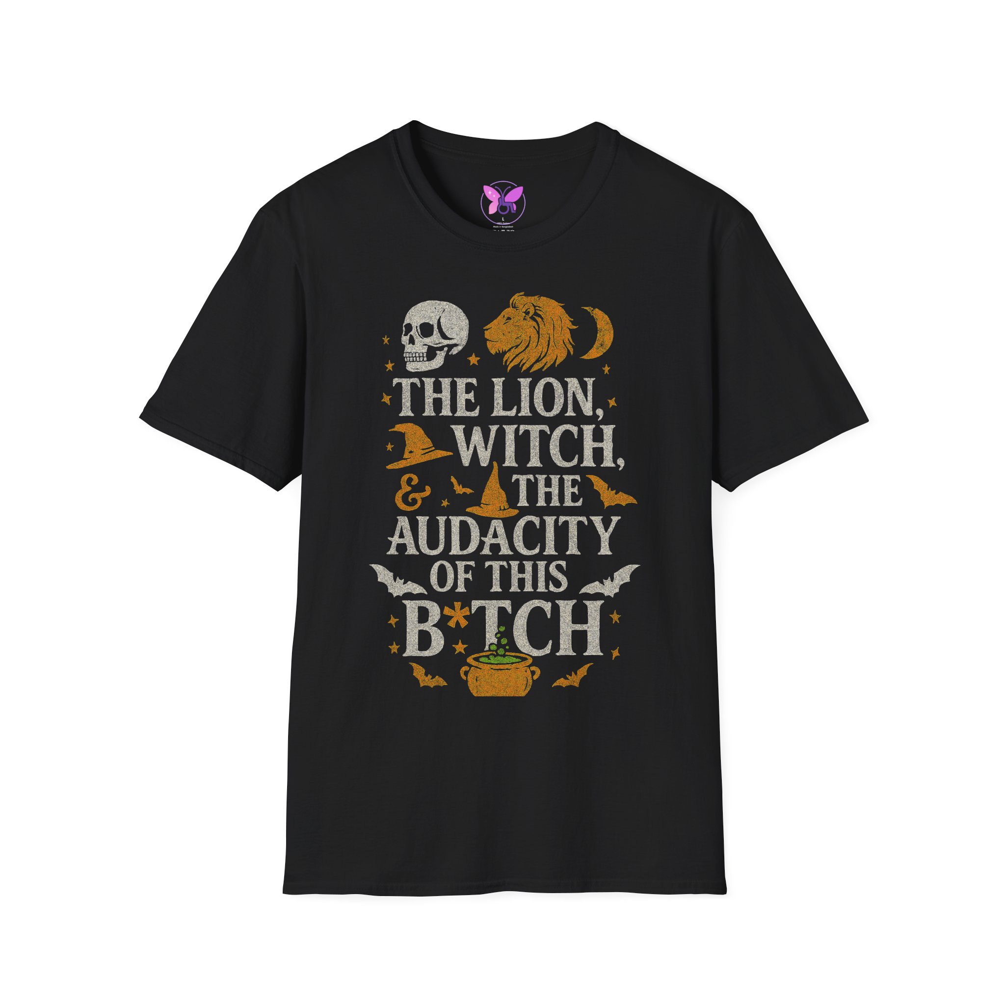 The Lion, The Witch, and the Audacity of This Bitch Shirt Funny Teacher Halloween Shirt, Book Quote Unisex Tee, Sassy Adult Teacher Gift