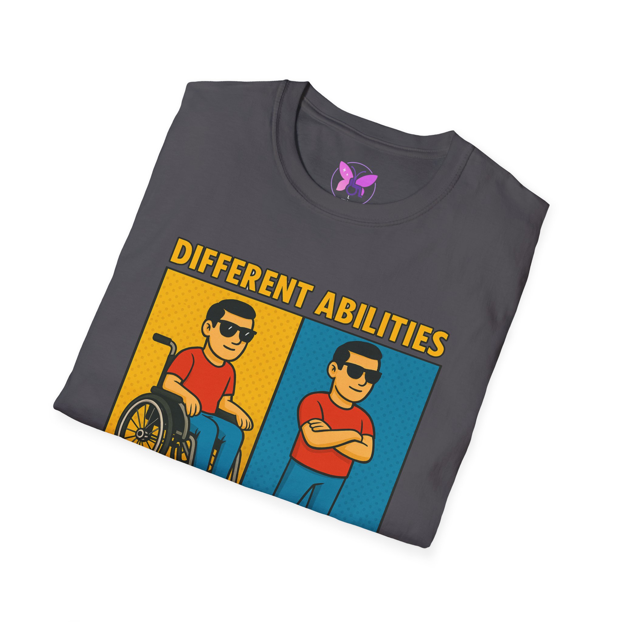 Different Abilities Same Attitude T-Shirt Disability Empowerment Tee Inclusive Unisex Shirt - Image 32