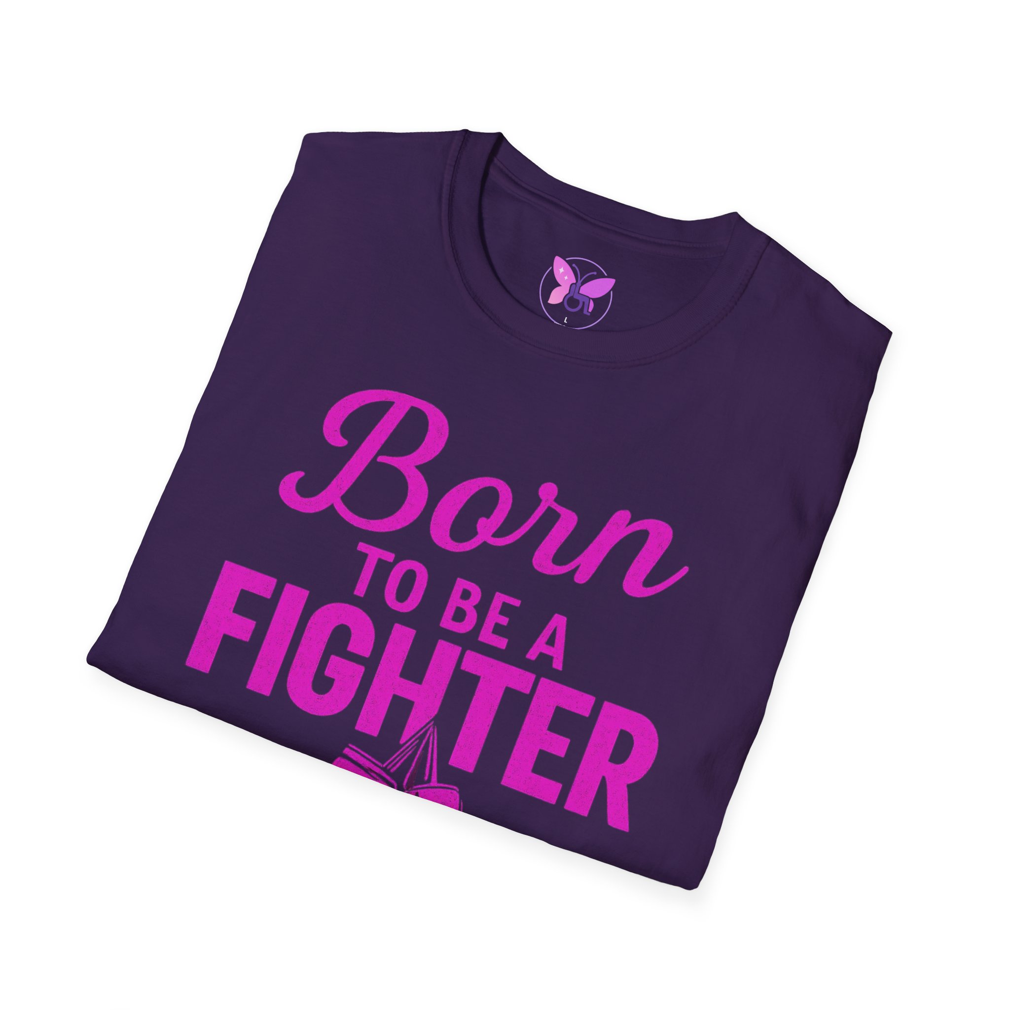 Breast Cancer Awareness Shirt, Cancer Awareness Shirt, Born To Be A Fighter, Breast Cancer Shirt, Pink Ribbon Shirt, Breast Cancer Support - Image 24