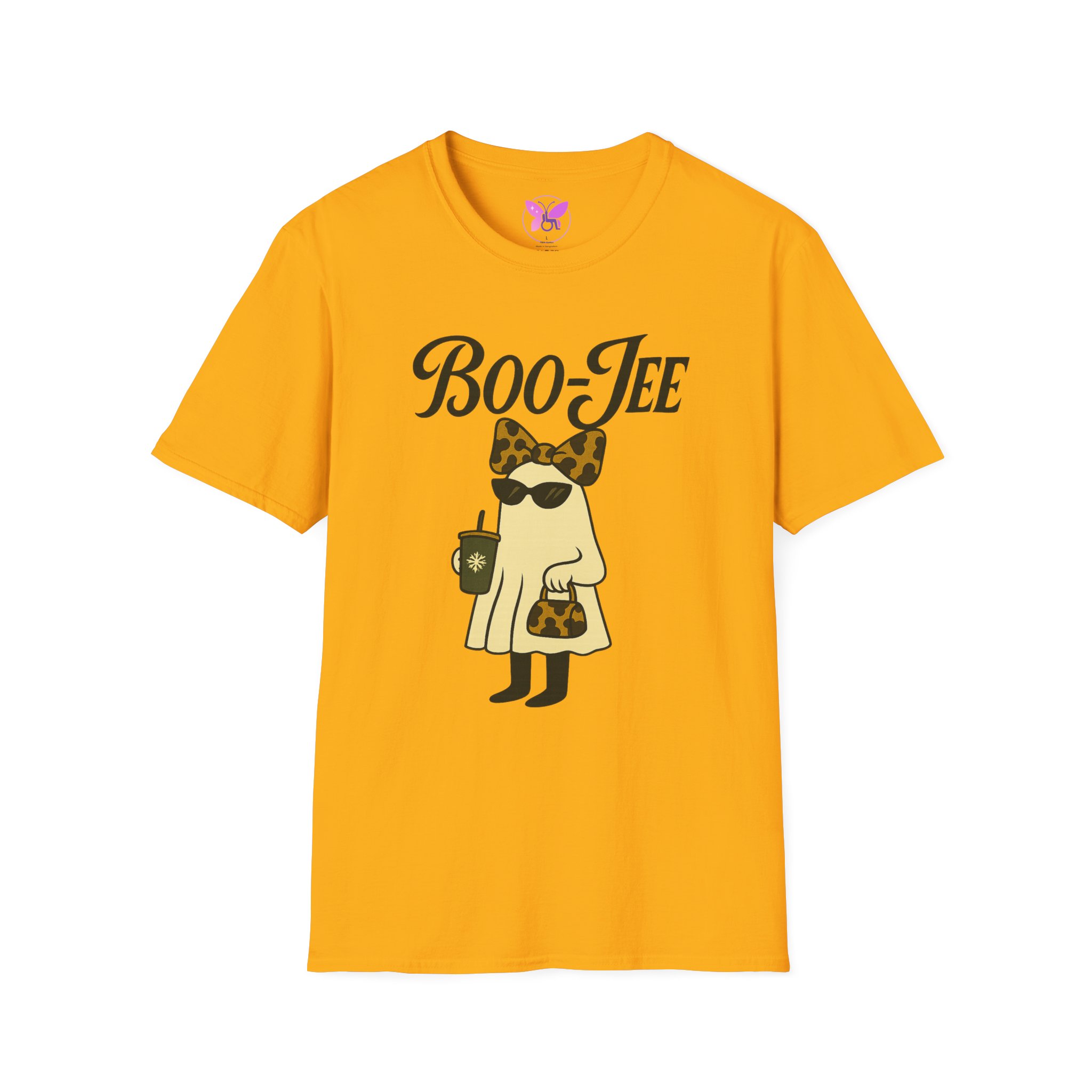 Boo-Jee Graphic T-Shirt, Trendy Tee for Fashion Lovers, Stylish Casual Wear, Great Gift for Friends, Funny T-Shirt for Parties - Image 9
