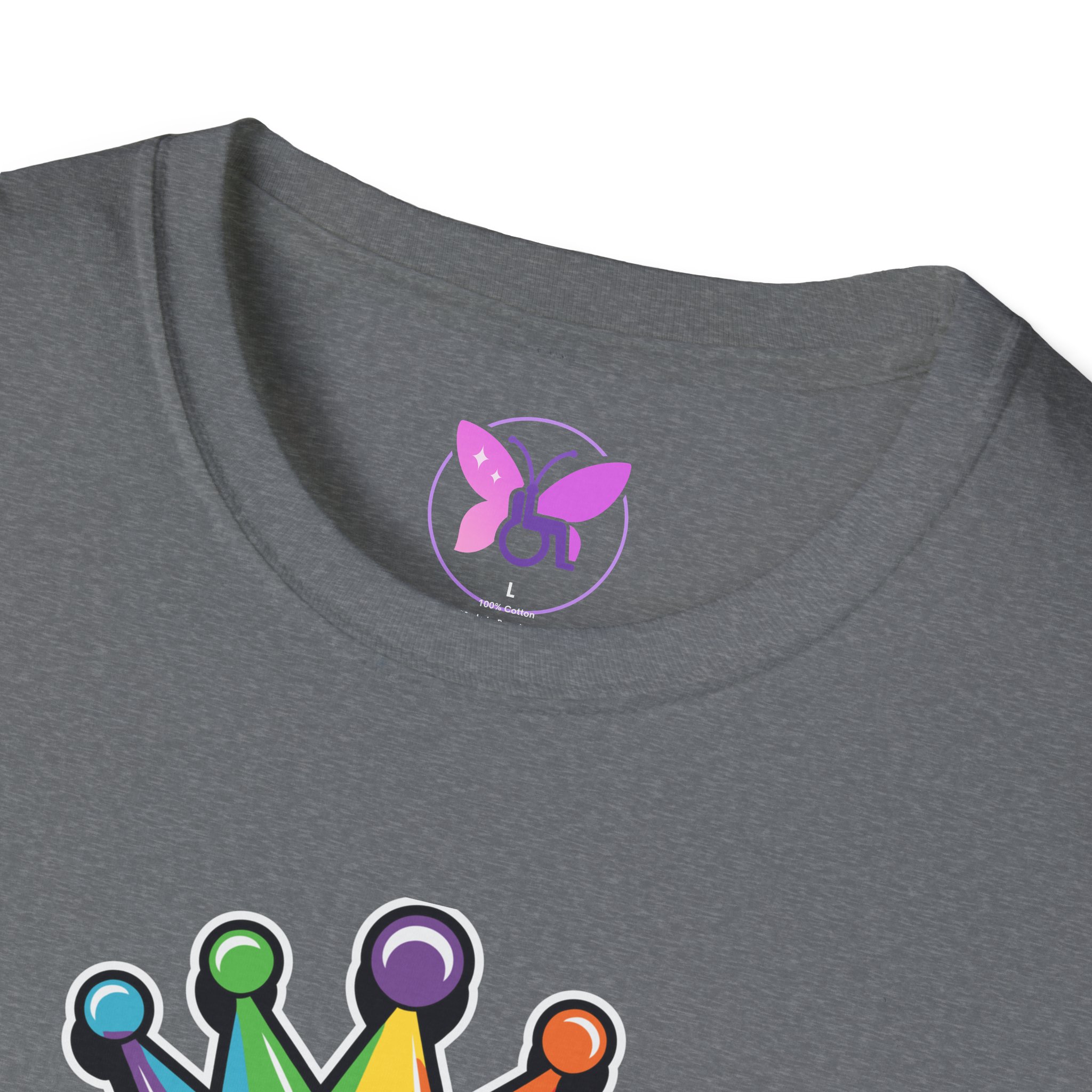 Pride Queen LGBTQ+ Unisex Softstyle T-Shirt, Inspirational Tee, Casual Wear, Gift for Friends, Everyday Comfort, Positive Vibes - Image 23