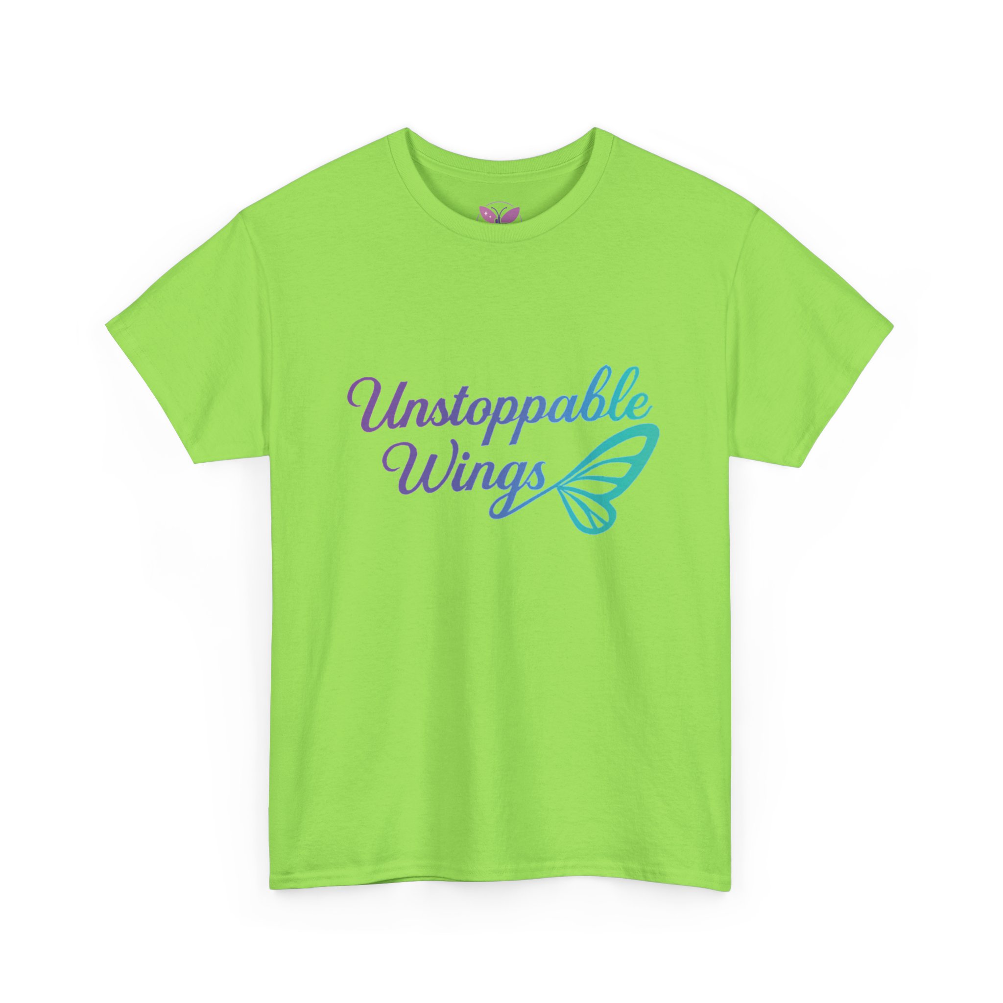 Unstoppable Wings Motivational T-Shirt for Women & Men | Butterfly Empowerment Tee | Inspirational Gift Unisex Heavy Cotton Tee - Image 19