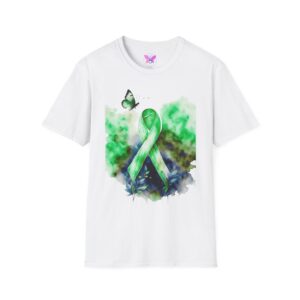 Cerebral Palsy Awareness T-Shirt Green Ribbon Butterfly Tee for Support, Disability Pride Unisex  T-Shirt Gift for  Campaign t-shirt