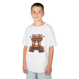 Kids Halloween Trick or Treat Ghost Pumpkin Tee