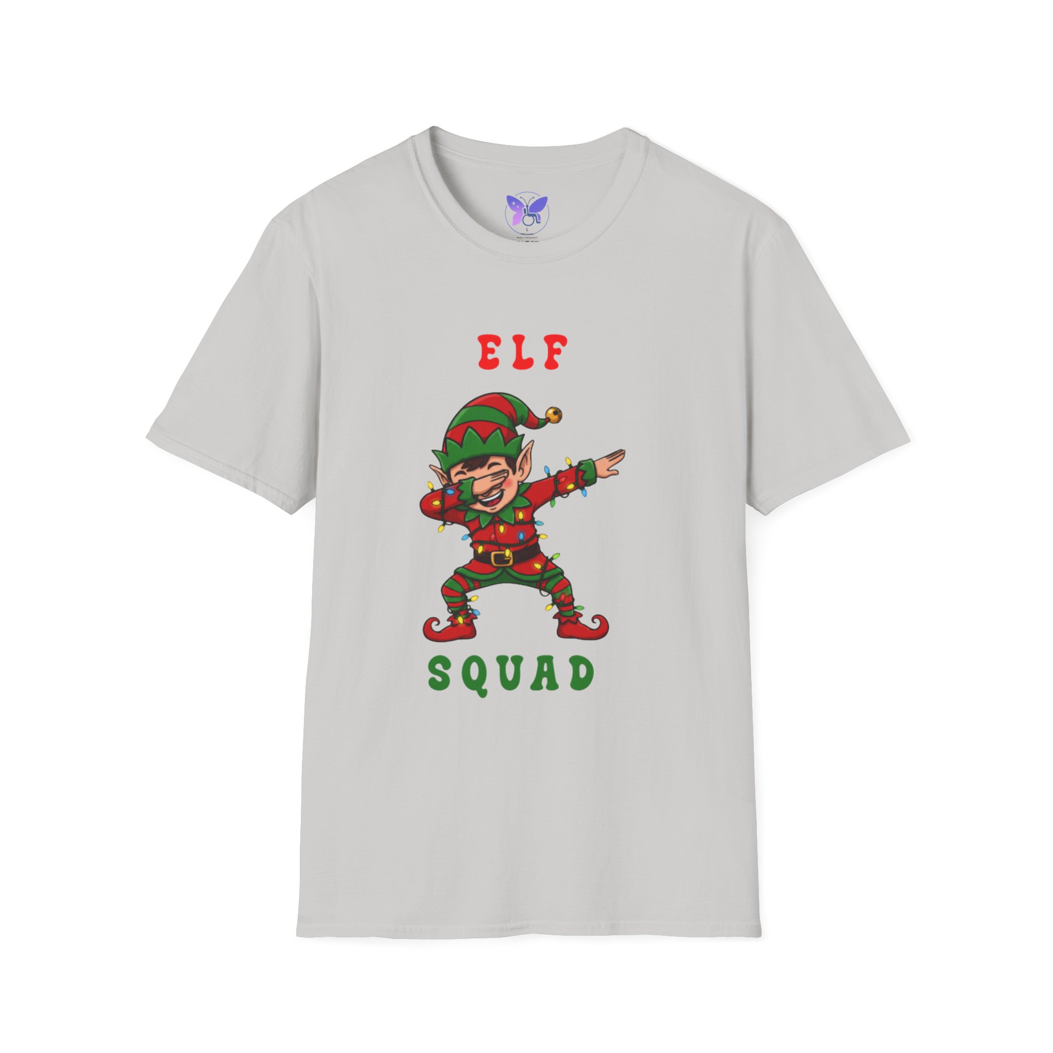 Funny Dabbing Christmas Shirt, Elf Squad Tee, Cute Holiday Lights Shirt, Festive Xmas Party Gift, Christmas Dab Dance - Image 9