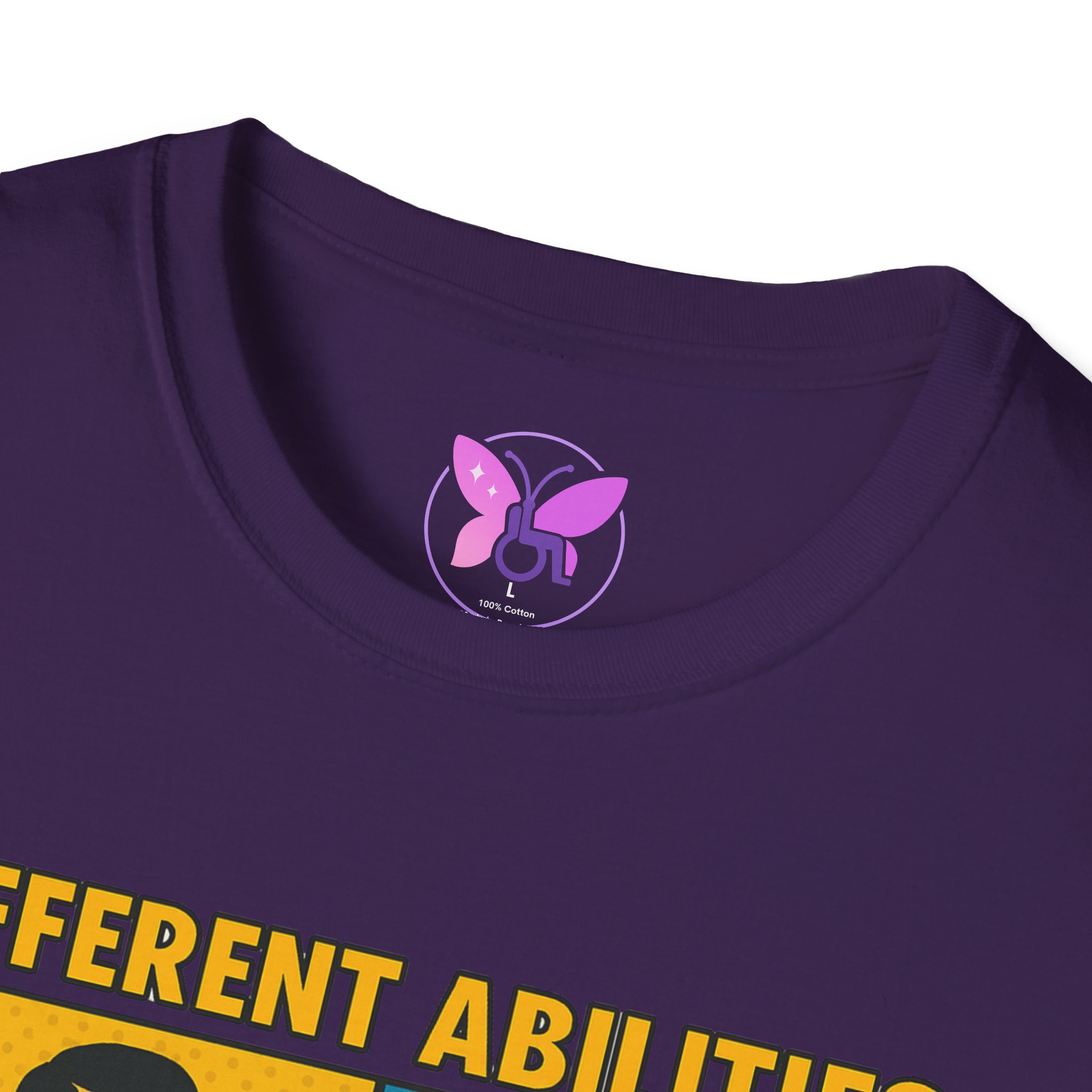 Different Abilities Same Attitude T-Shirt Disability Empowerment Tee Inclusive Unisex Shirt - Image 35