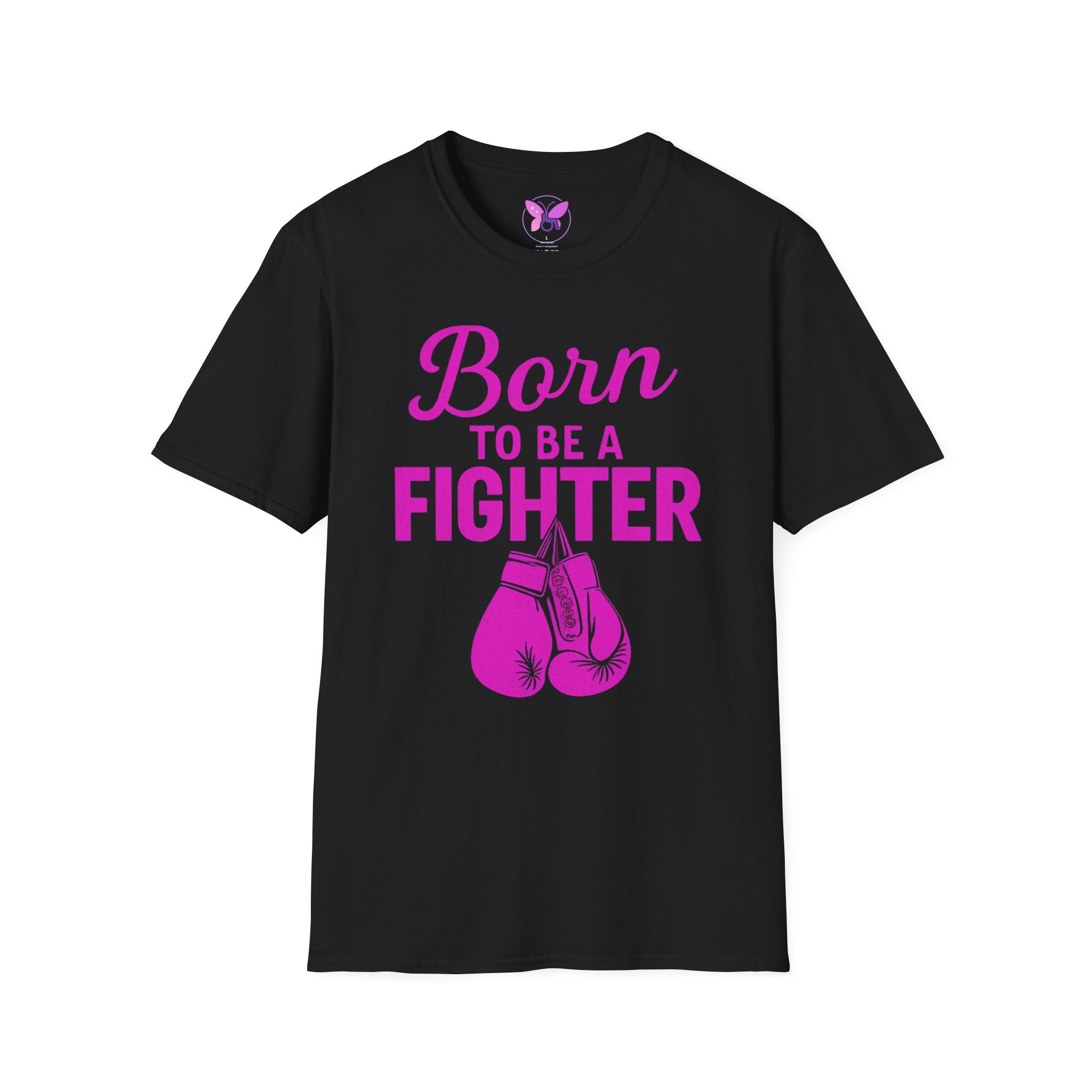 Breast Cancer Awareness Shirt, Cancer Awareness Shirt, Born To Be A Fighter, Breast Cancer Shirt, Pink Ribbon Shirt, Breast Cancer Support - Image 5
