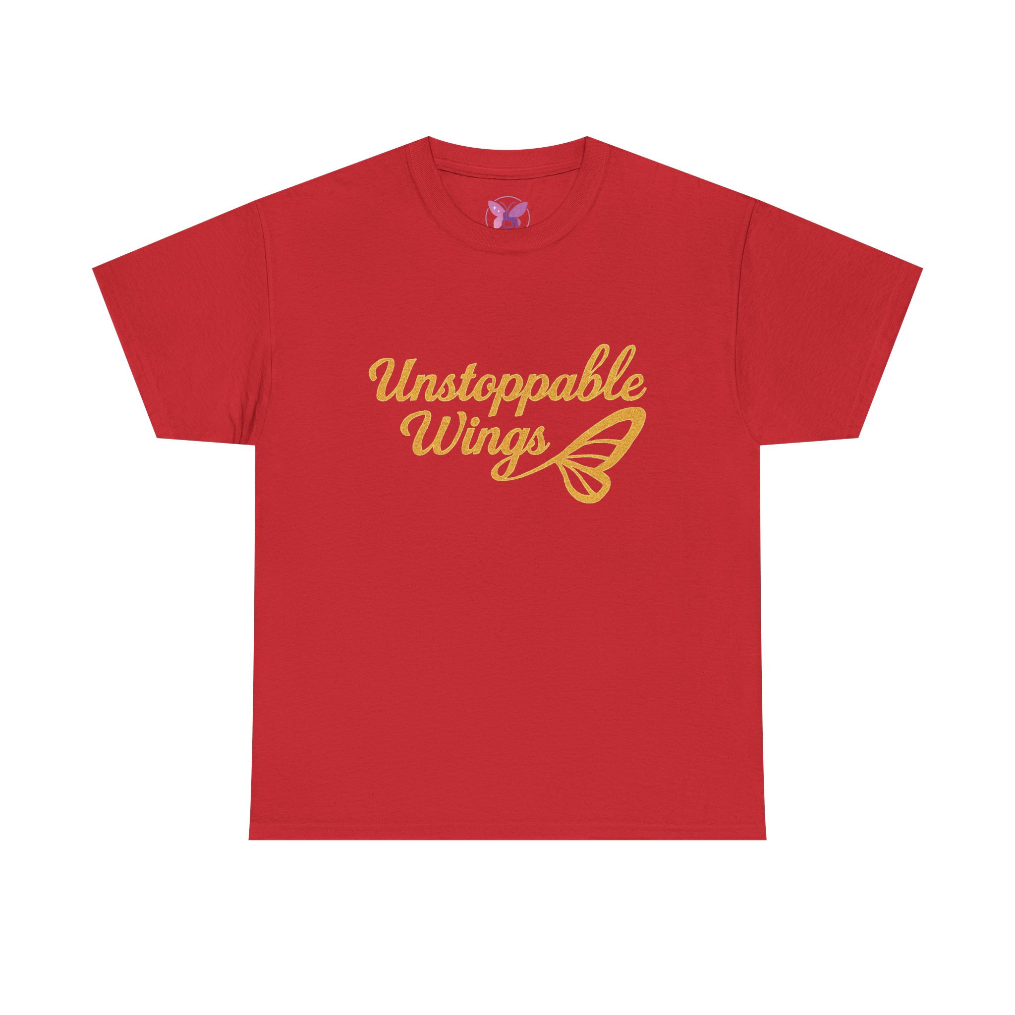 Unstoppable Wings Motivational T-Shirt for Women & Men | Butterfly Empowerment Tee | Inspirational Gift Unisex Heavy Cotton Tee - Image 45