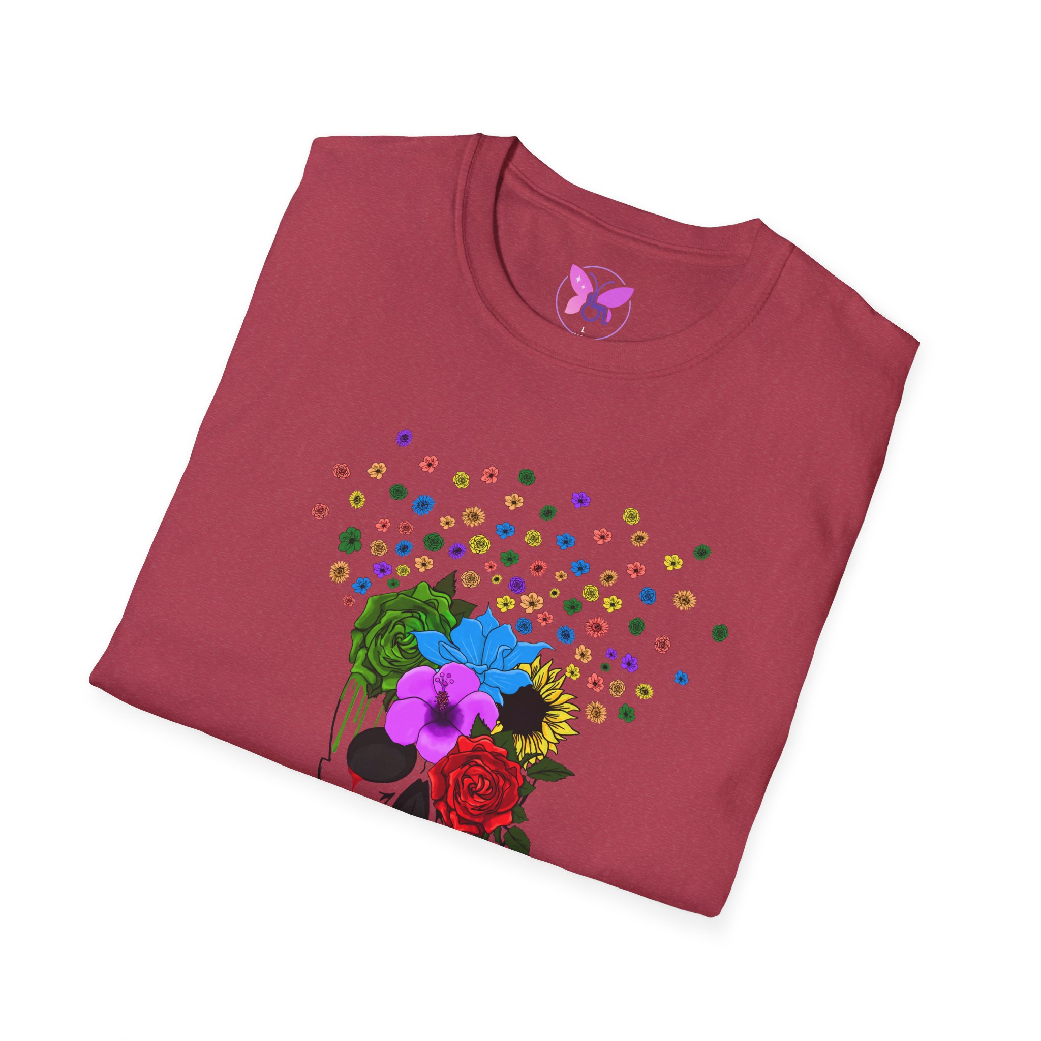 Can't Hide My Pride Skull LGBTQ Shirt -Queer Identity, Gay Pride, Inclusive Empowerment Tee, Self-Love and Acceptance - Image 24