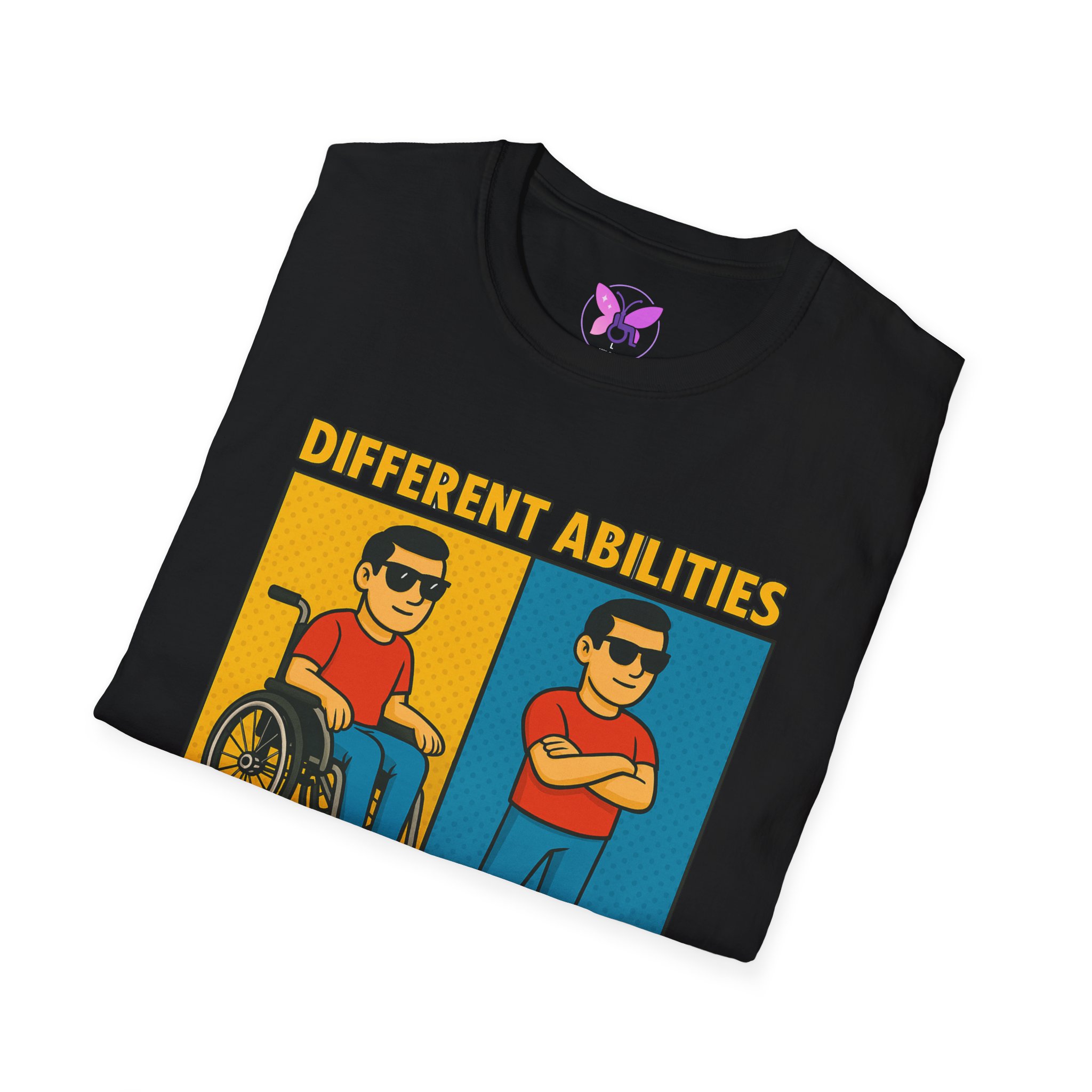 Different Abilities Same Attitude T-Shirt Disability Empowerment Tee Inclusive Unisex Shirt - Image 8