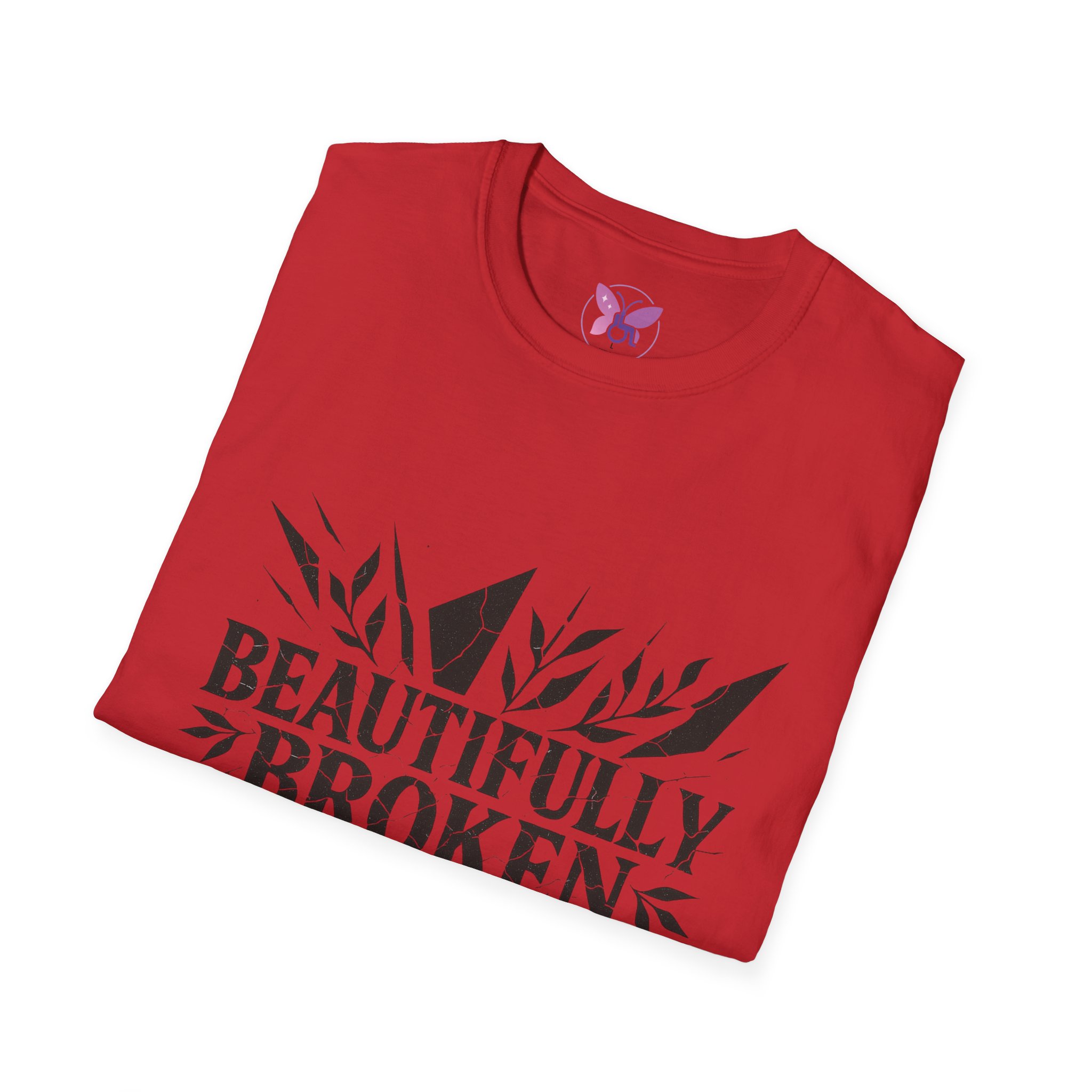 Beautifully Broken T-Shirt Inspirational Quote Tee, Empowerment Gift Promoting Self-love, Motivation and Mental Health Awareness. - Image 52