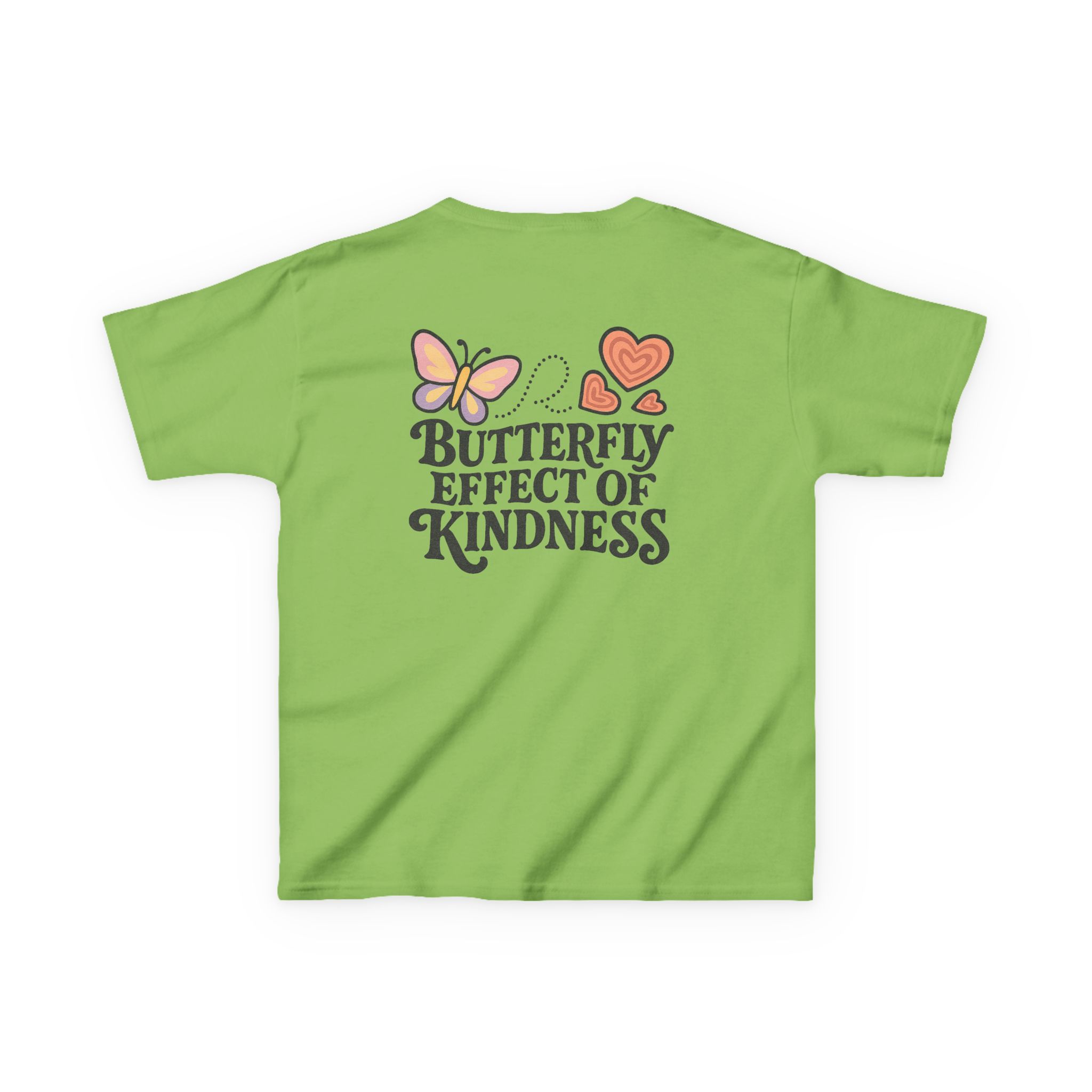 Kids Butterfly Effect of Kindness T-Shirt National Pink Shirt Day - Image 44