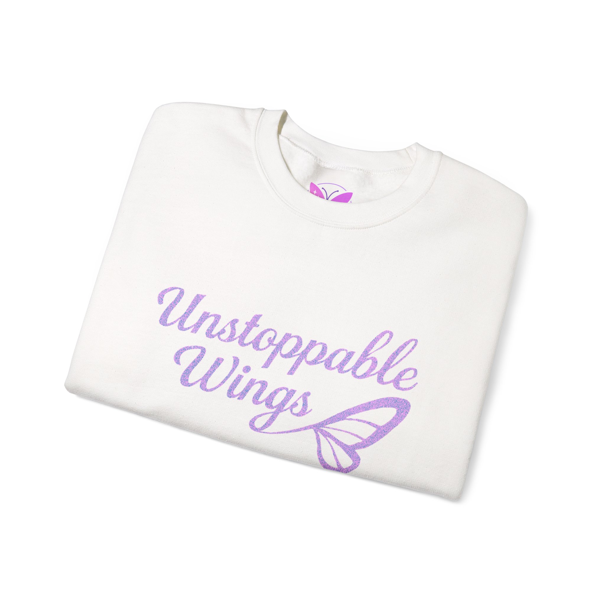 Unstoppable Wings Crewneck Sweatshirt - Cozy Unisex Apparel, Inspirational Gift, Butterfly Love, Everyday Comfort, Motivation Top - Image 7