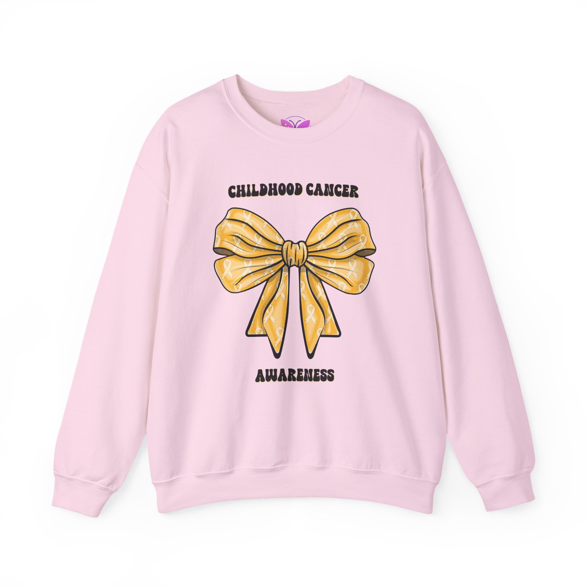 Childhood Cancer Gold Ribbon Sweatshirt -Awareness Sweatshirt, Advocacy Apparel, Fundraiser Gift, Cancer Awareness, Survivor Support - Image 17