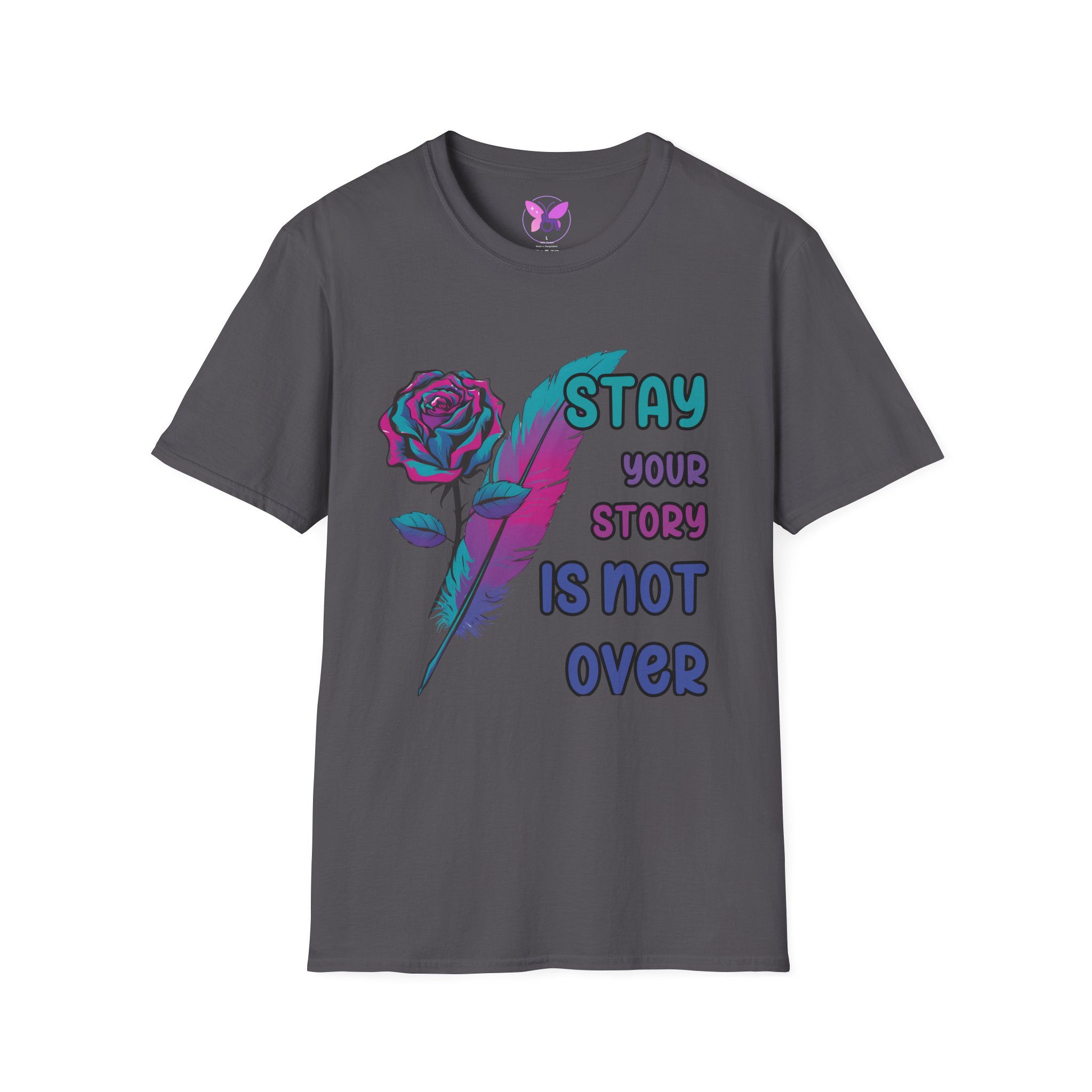 Your Story Is Not Over Suicide Awareness Prevention T-Shirt, Inspirational Tee, Resilience Tee, Survior Gift, Talk About It, Positive Vibes - Image 17