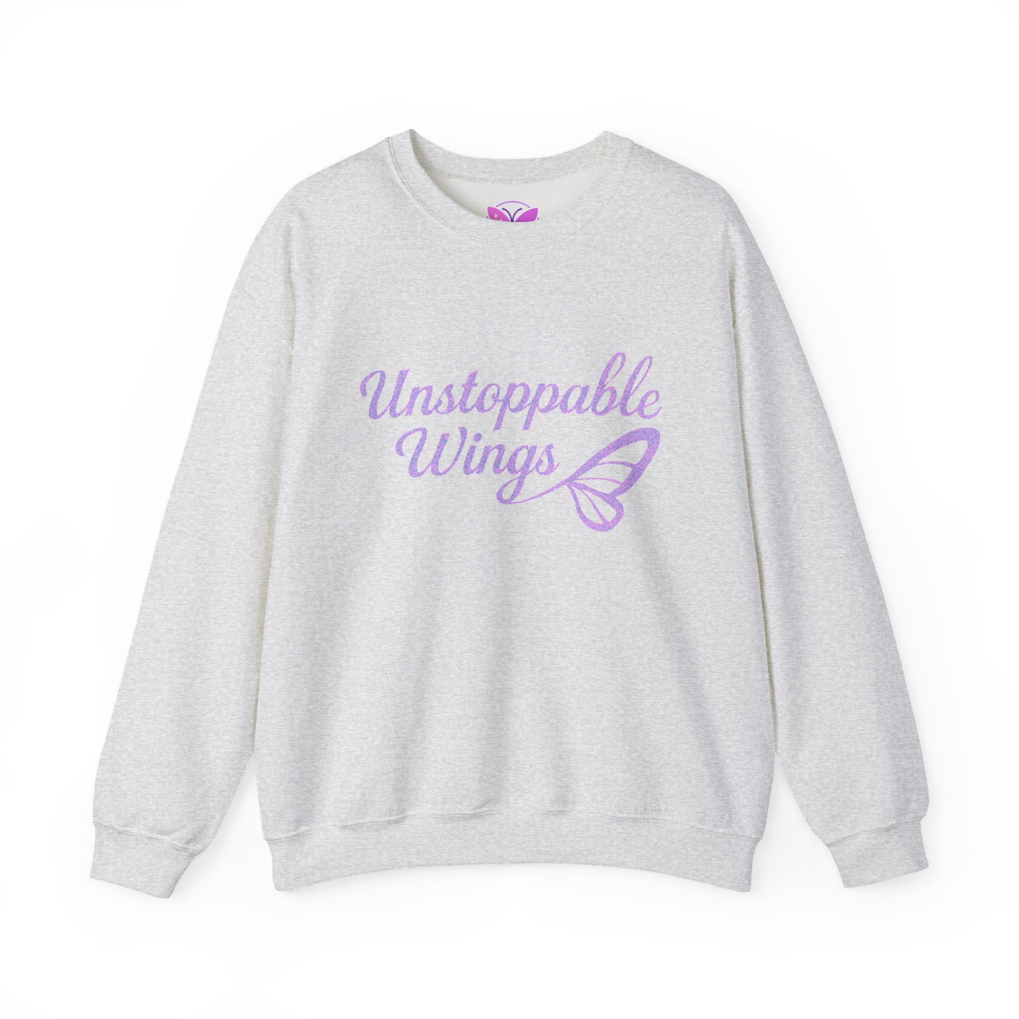 Unstoppable Wings Crewneck Sweatshirt - Cozy Unisex Apparel, Inspirational Gift, Butterfly Love, Everyday Comfort, Motivation Top - Image 9