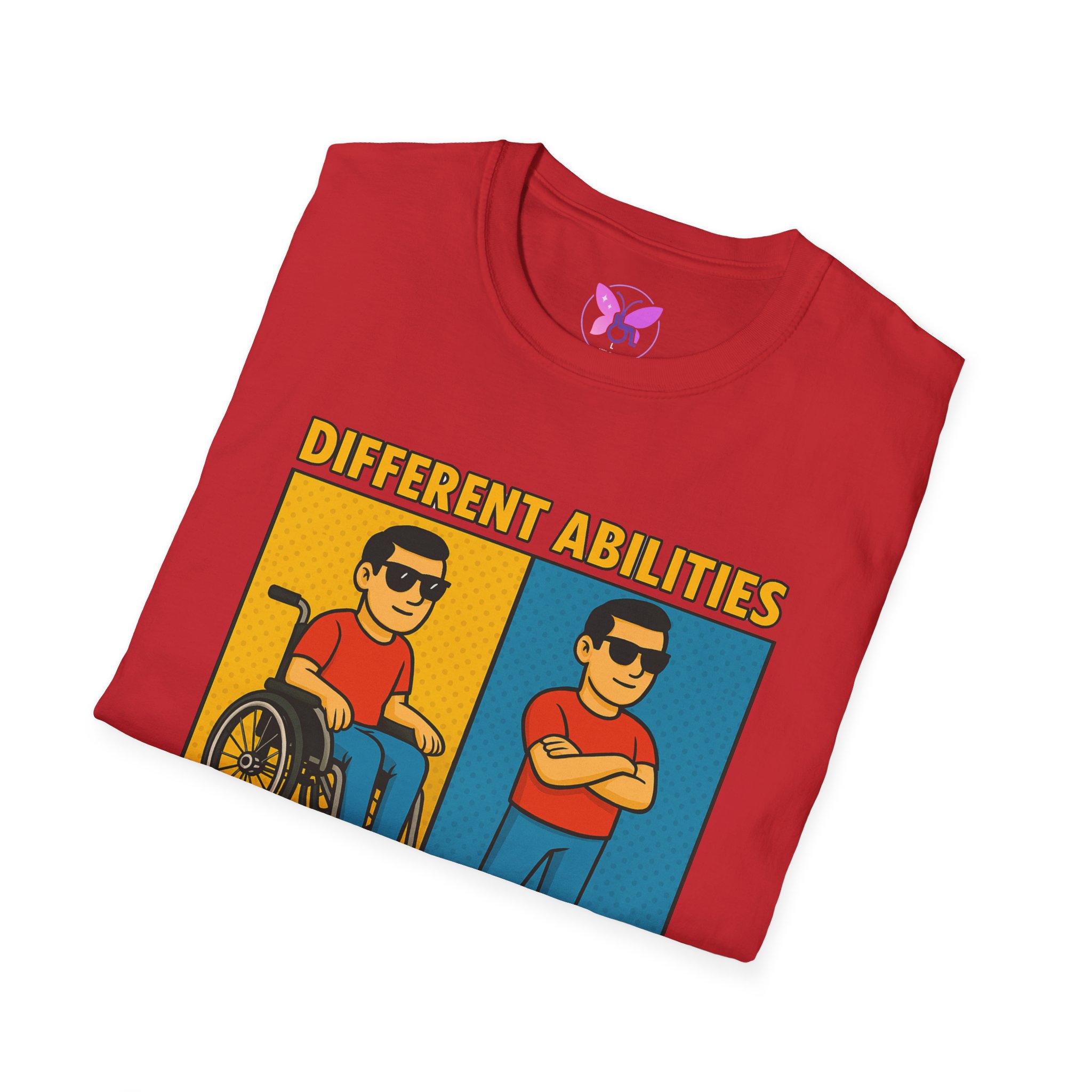 Different Abilities Same Attitude T-Shirt Disability Empowerment Tee Inclusive Unisex Shirt - Image 44