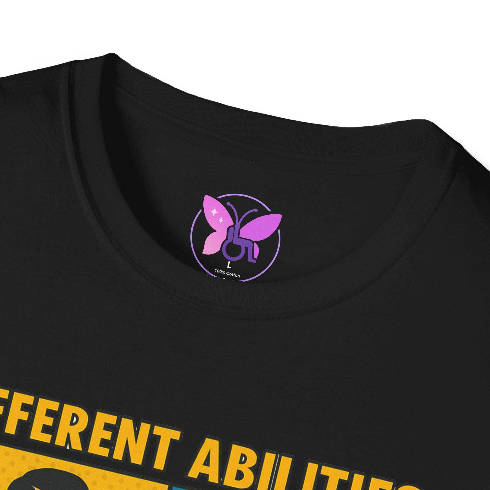 Different Abilities Same Attitude T-Shirt Disability Empowerment Tee Inclusive Unisex Shirt - Image 7