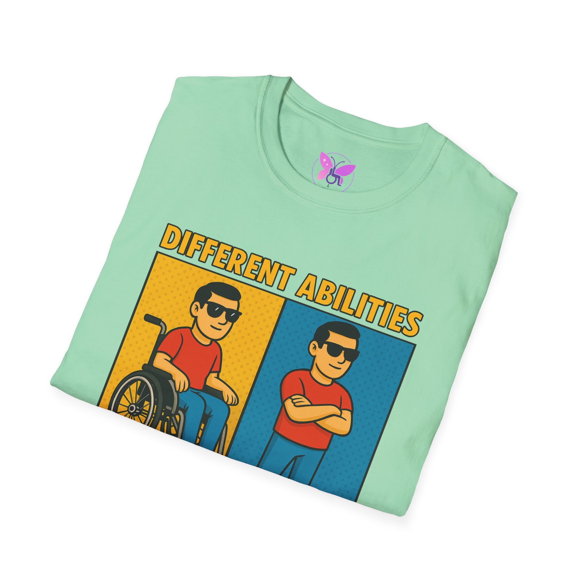 Different Abilities Same Attitude T-Shirt Disability Empowerment Tee Inclusive Unisex Shirt - Image 24